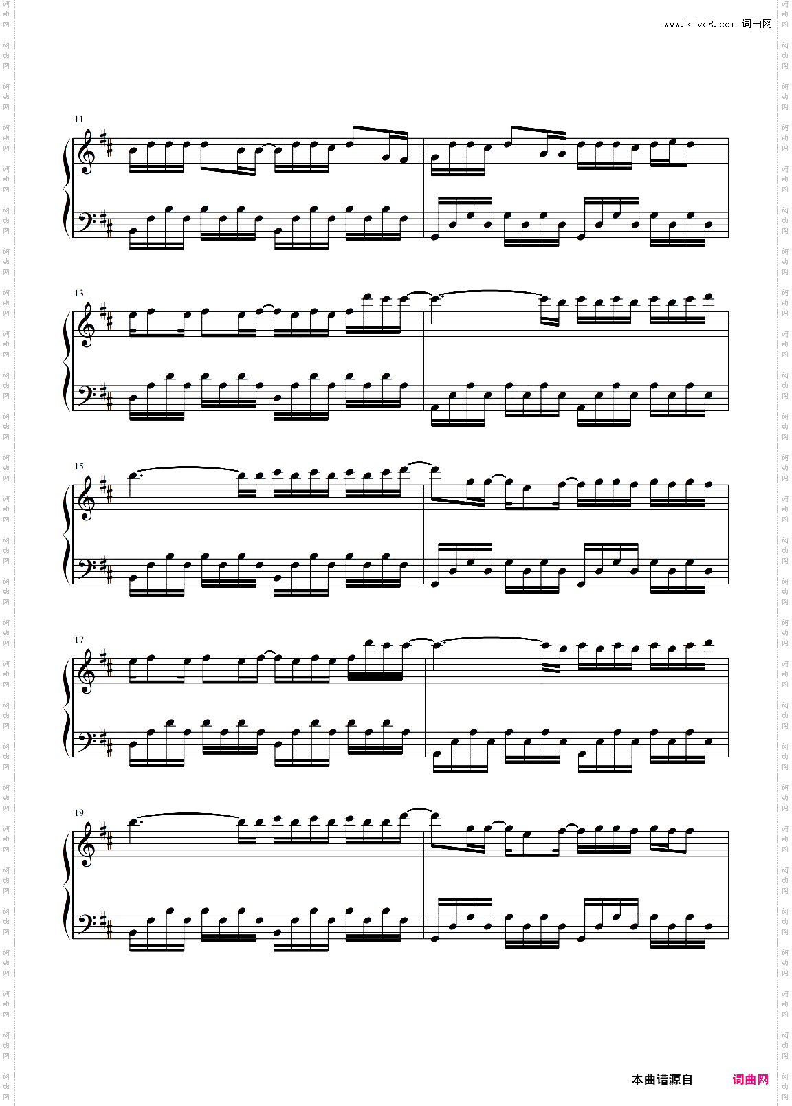 是你 原调简易版 梦然