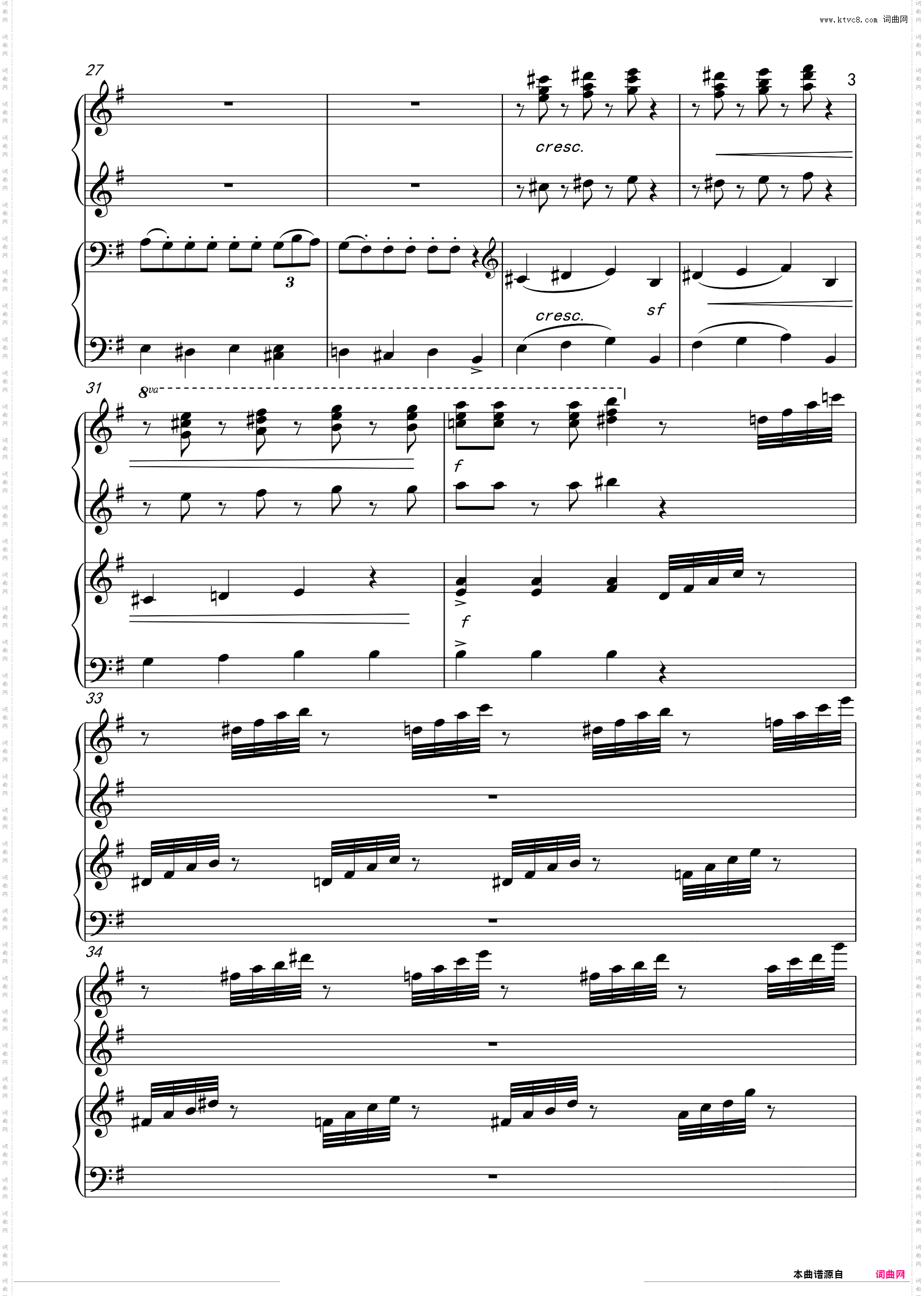 糖果仙子舞曲Dance of Suger Plum Fairy四手联弹