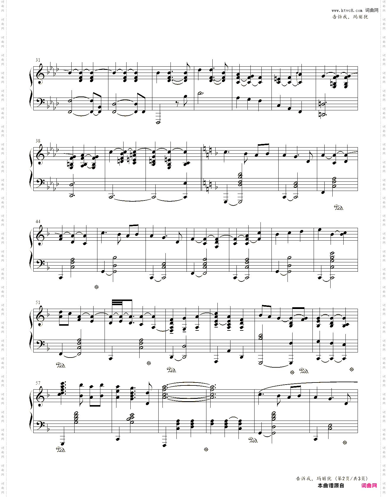 告诉我,玛利犹 Parlami d amore Mariu