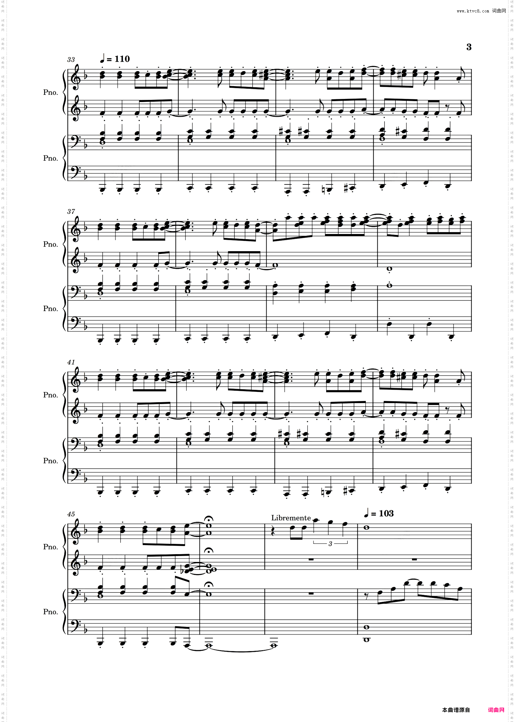 City of stars 四手联弹