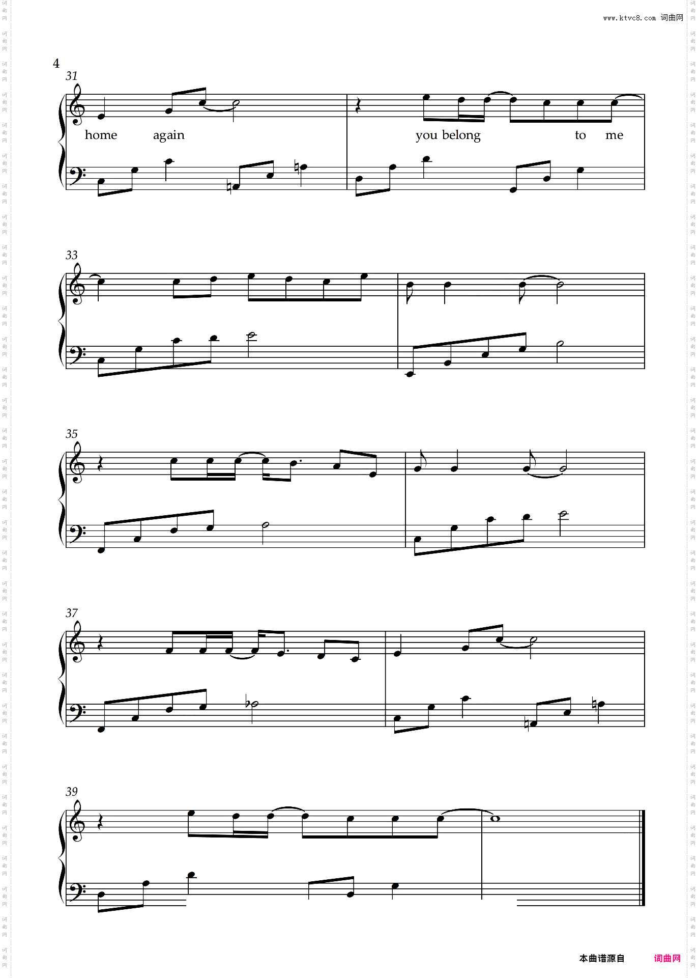 好听易弹【You Belong To Me】Carla Bruni
