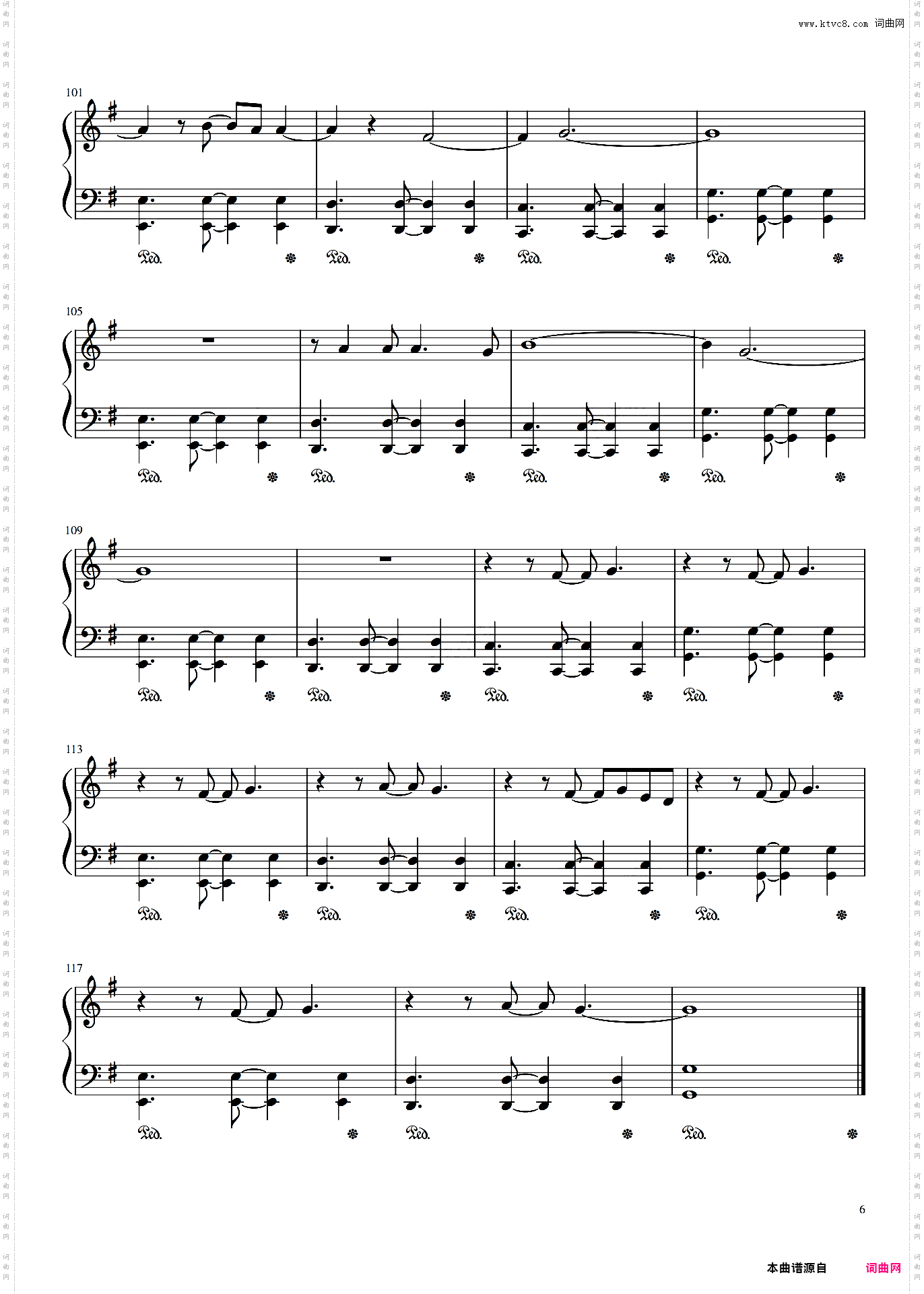 Love Wins 独奏版 钢琴谱 原调 Carrie Underwood 凯莉·安德伍德
