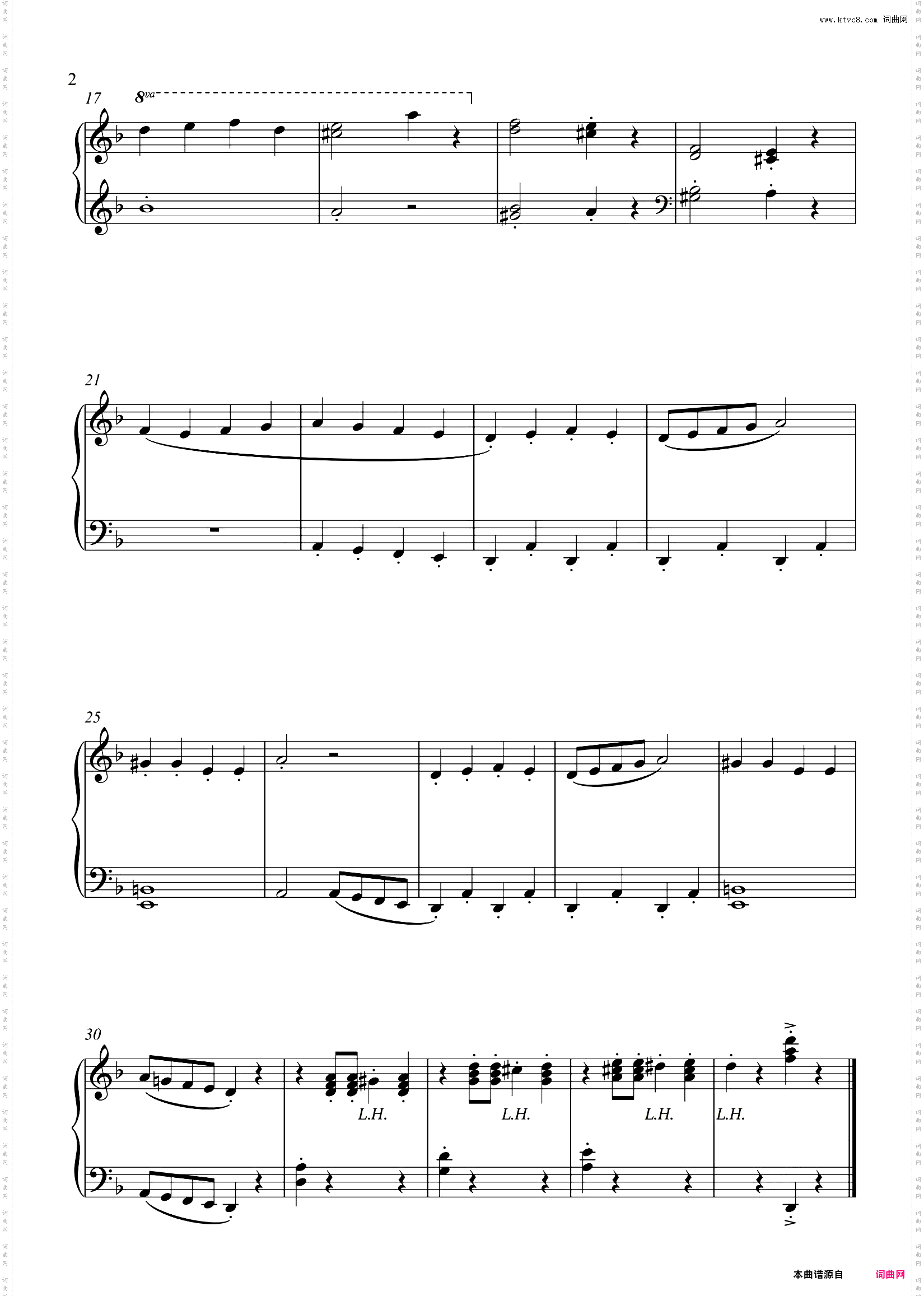 初级钢琴曲 Skeleton Stomp