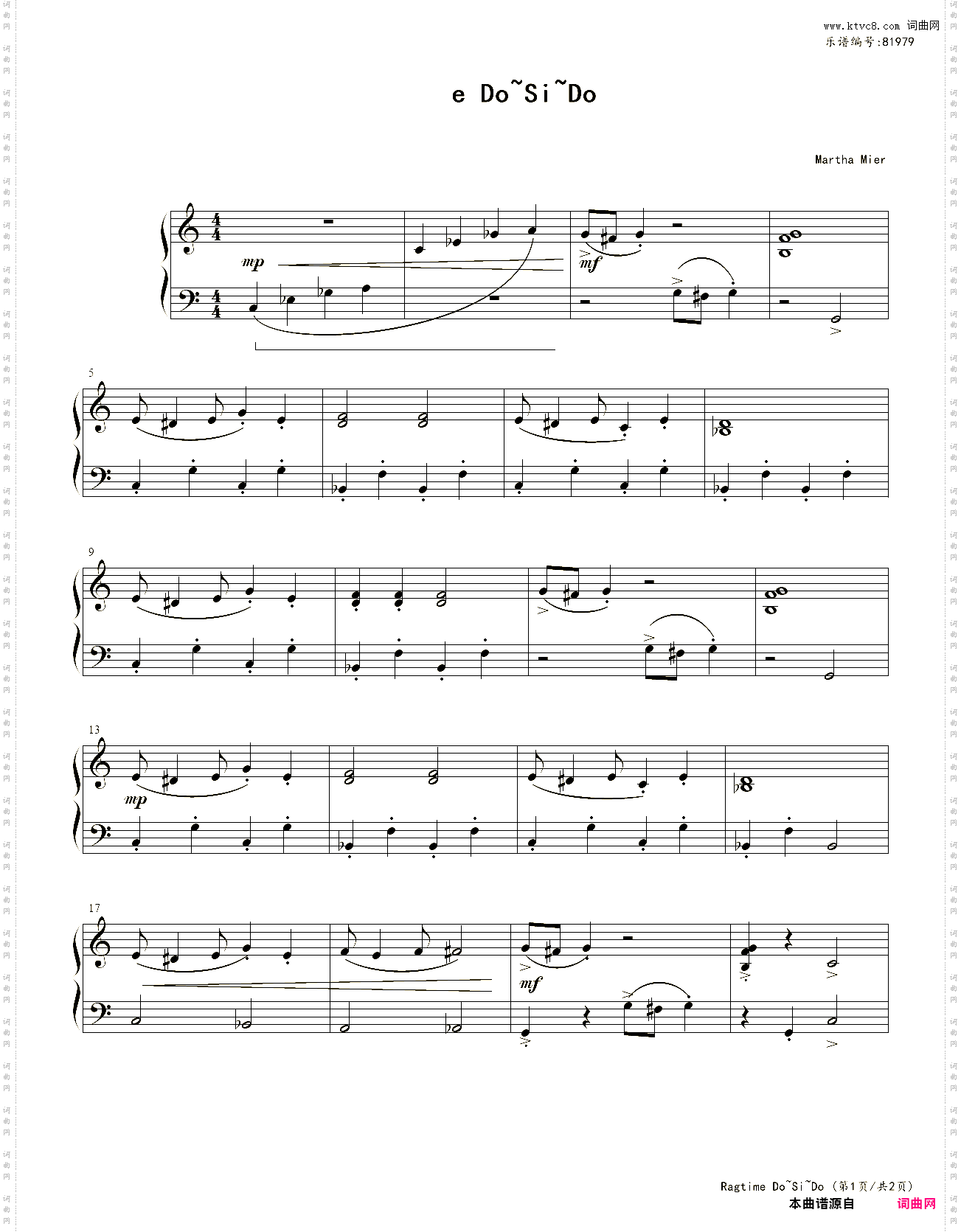 Ragtime Do~Si~Do