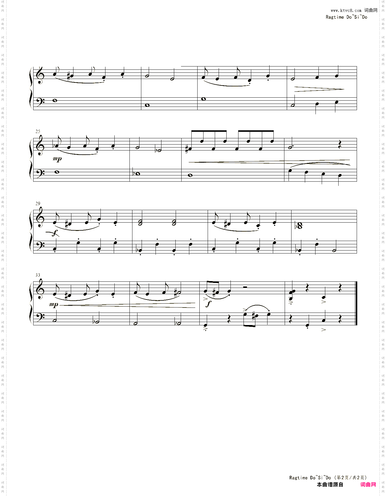 Ragtime Do~Si~Do