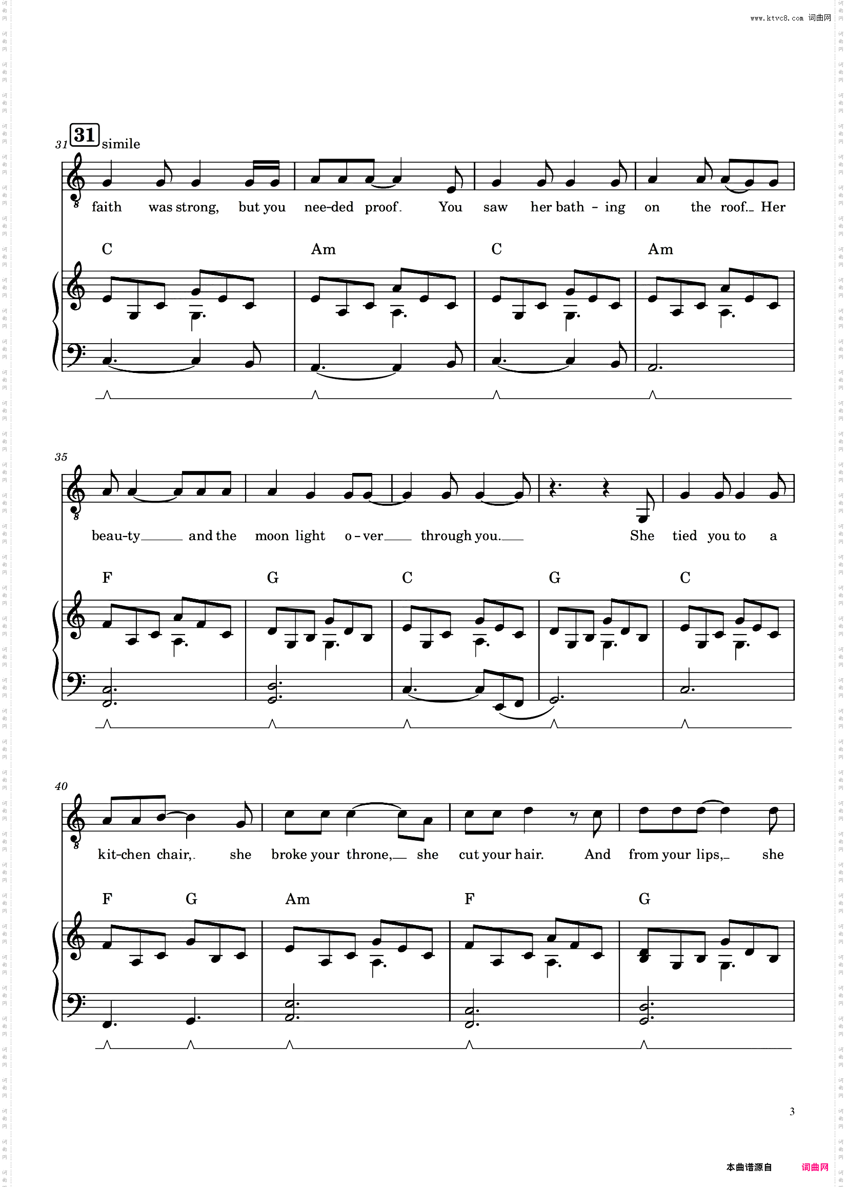 Hallelujah - Leonard Cohen 莱昂纳德·科恩
