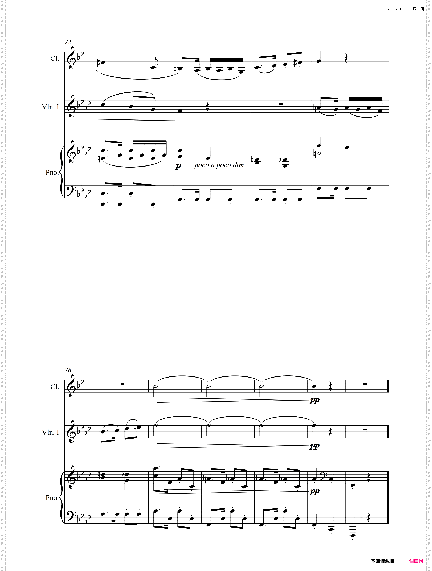 【钢琴三重奏】普朗克 探戈 L'Invitation Au Chateau - Acte 2: Tango