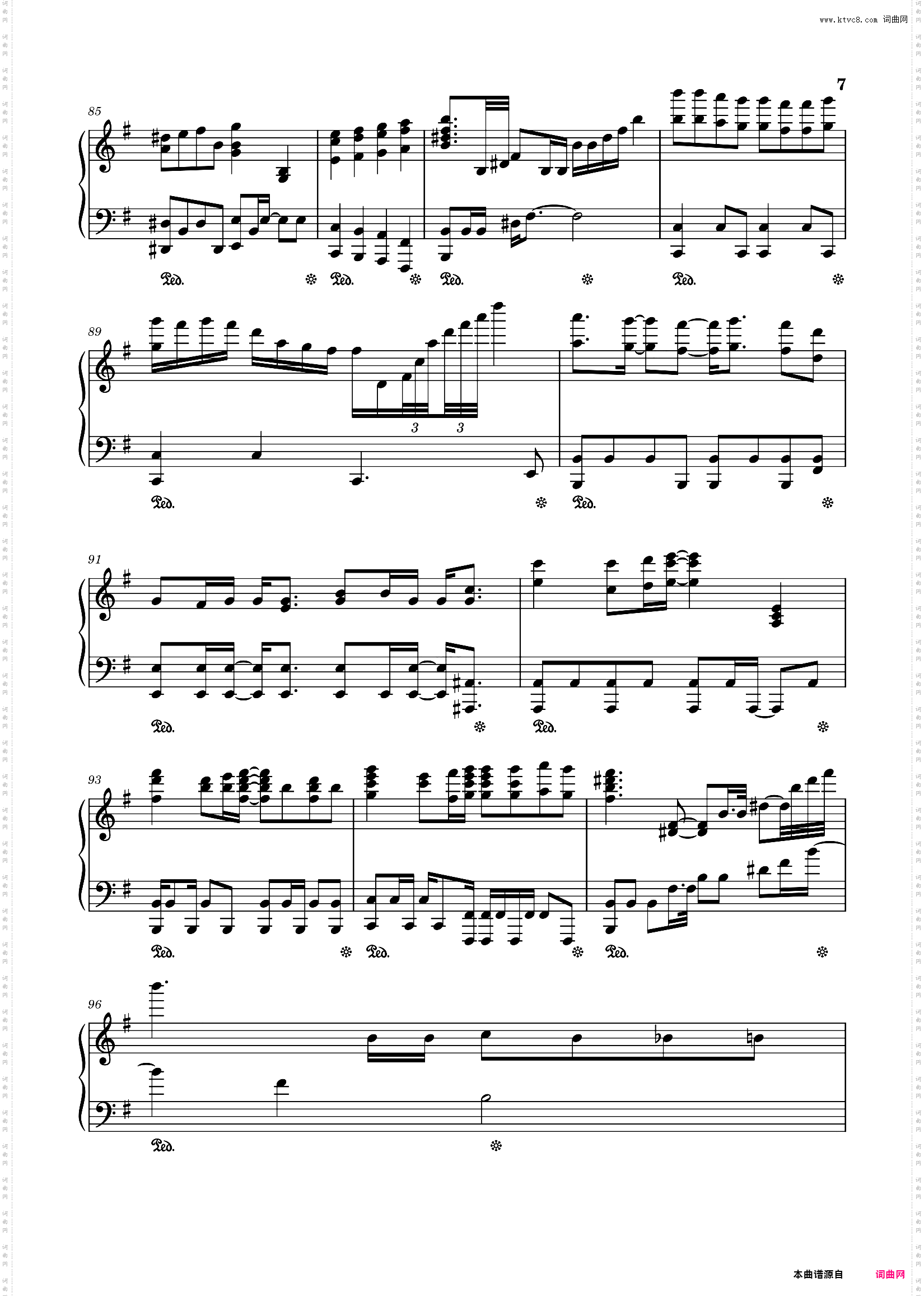 ORIGINAL RESONANCE，歌之王子殿下真爱革命插曲，钢琴独奏谱