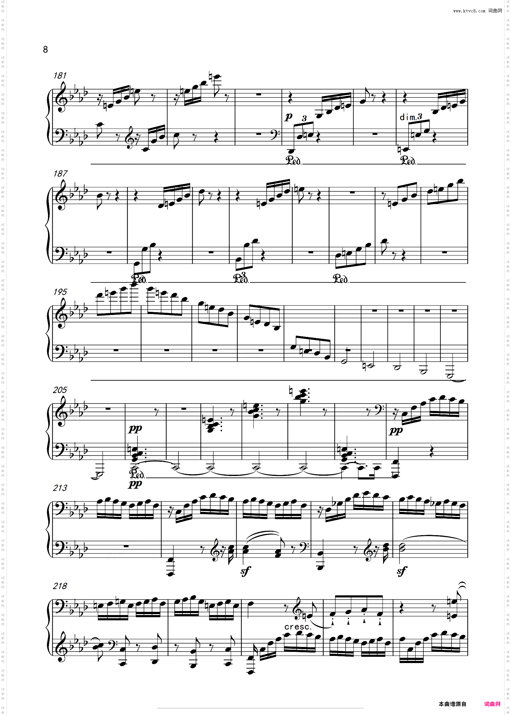 贝多芬 F小调奏鸣曲，作品57热情：第三乐章