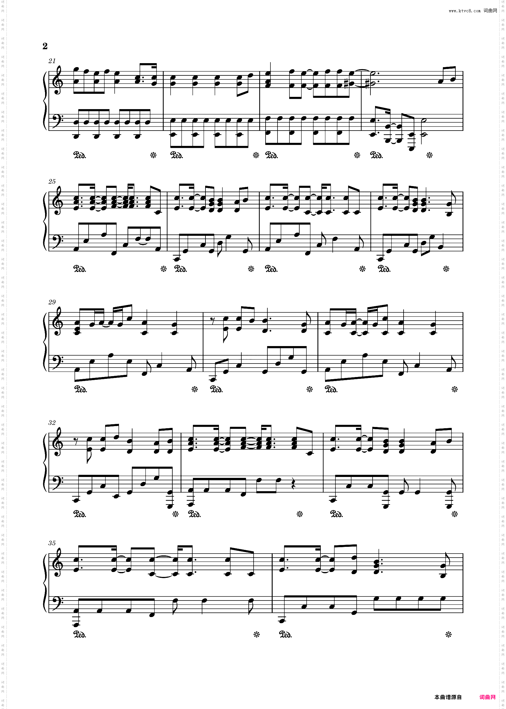 Venus维纳斯_韩国男团神话,C大调,独奏钢琴谱