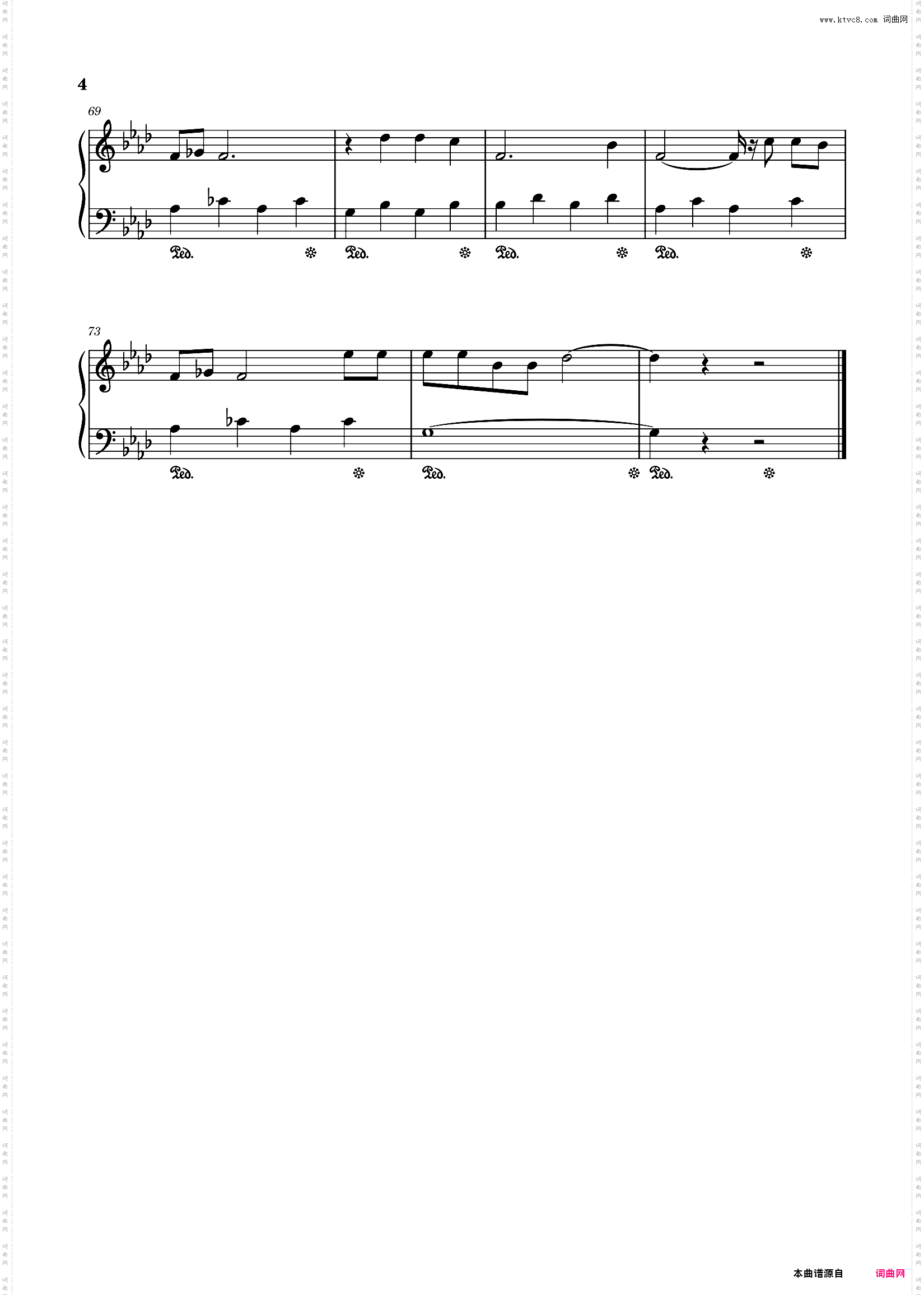Bones_原调降A调独奏谱，Imagine Dragons