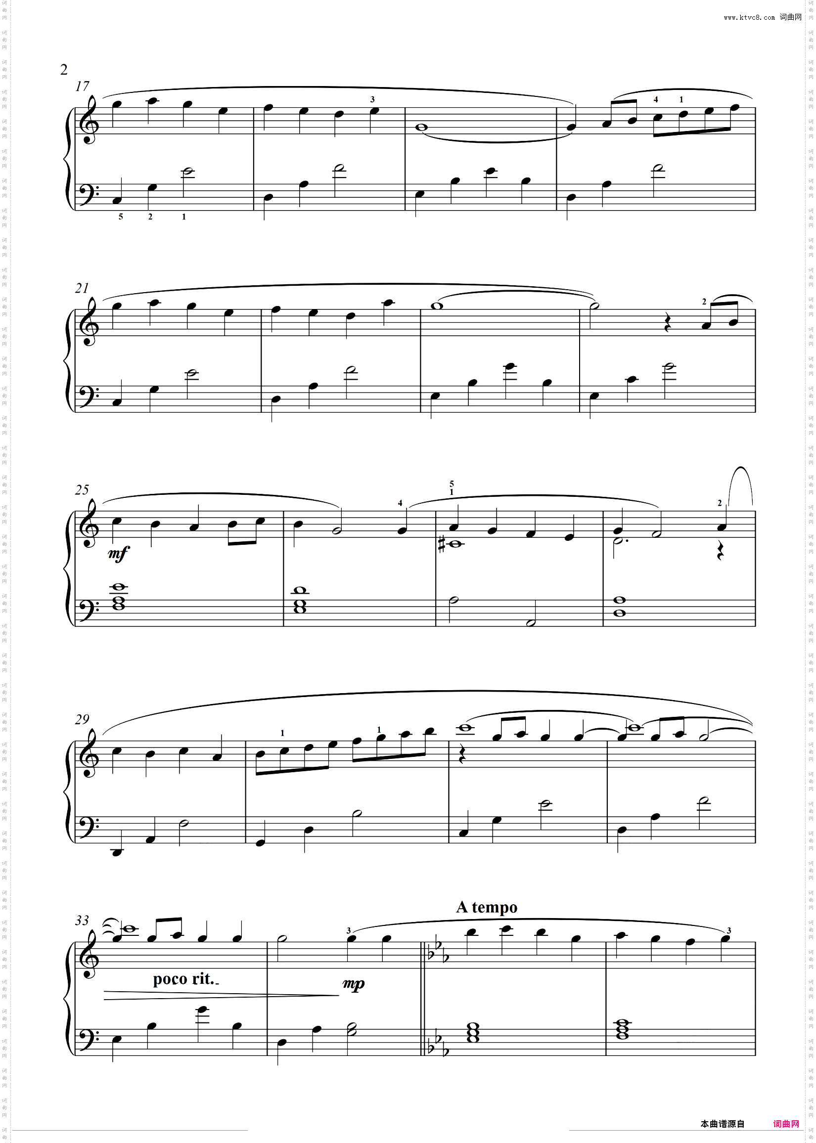 October Morning_初级钢琴曲