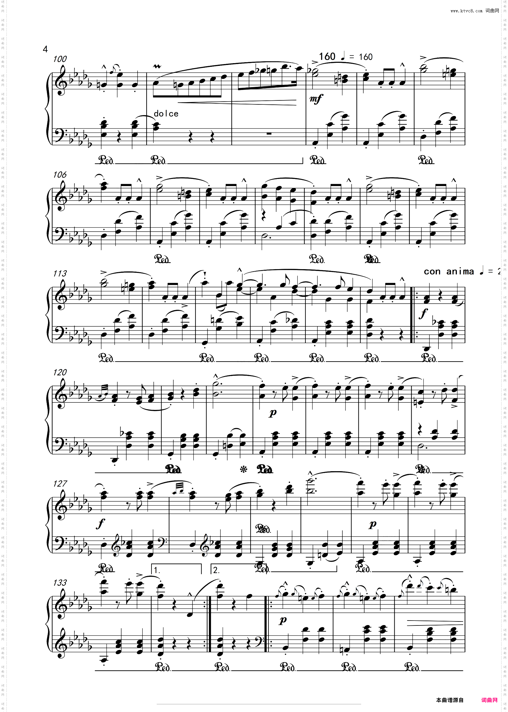 肖邦降E大调华丽大圆舞曲