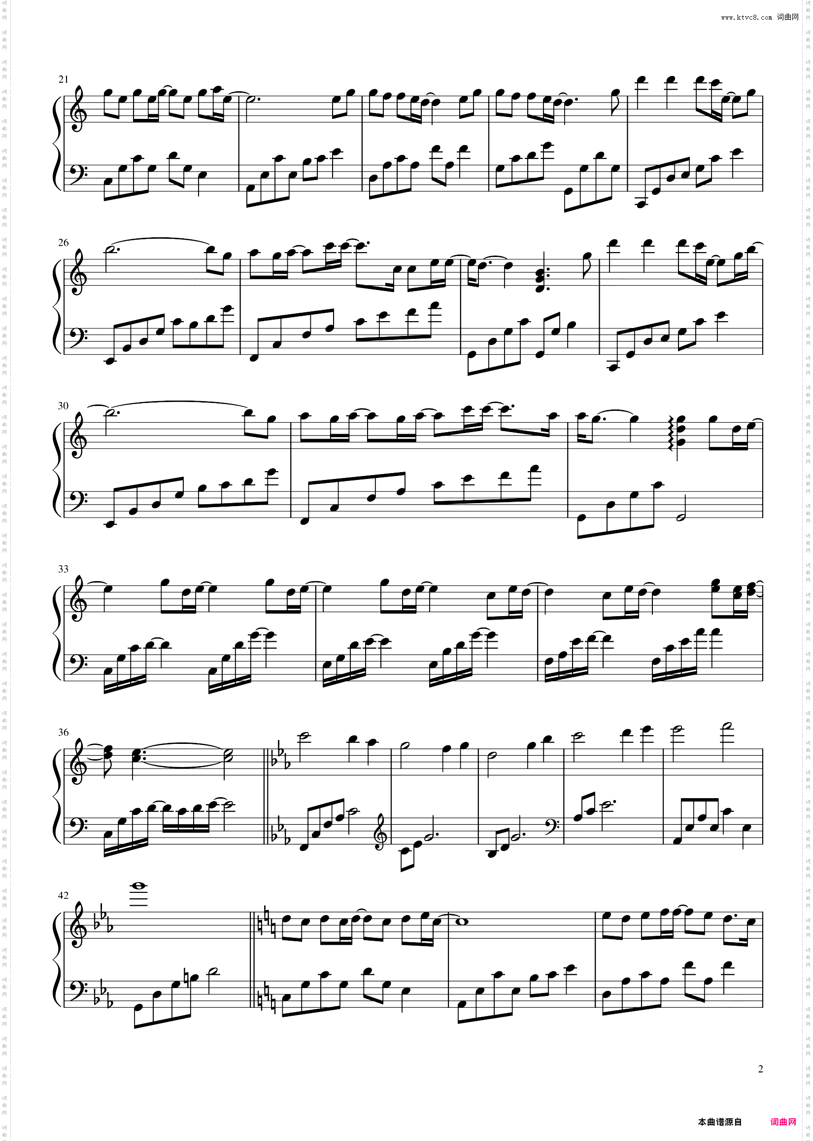 岁月 - 那英/王菲【独奏】