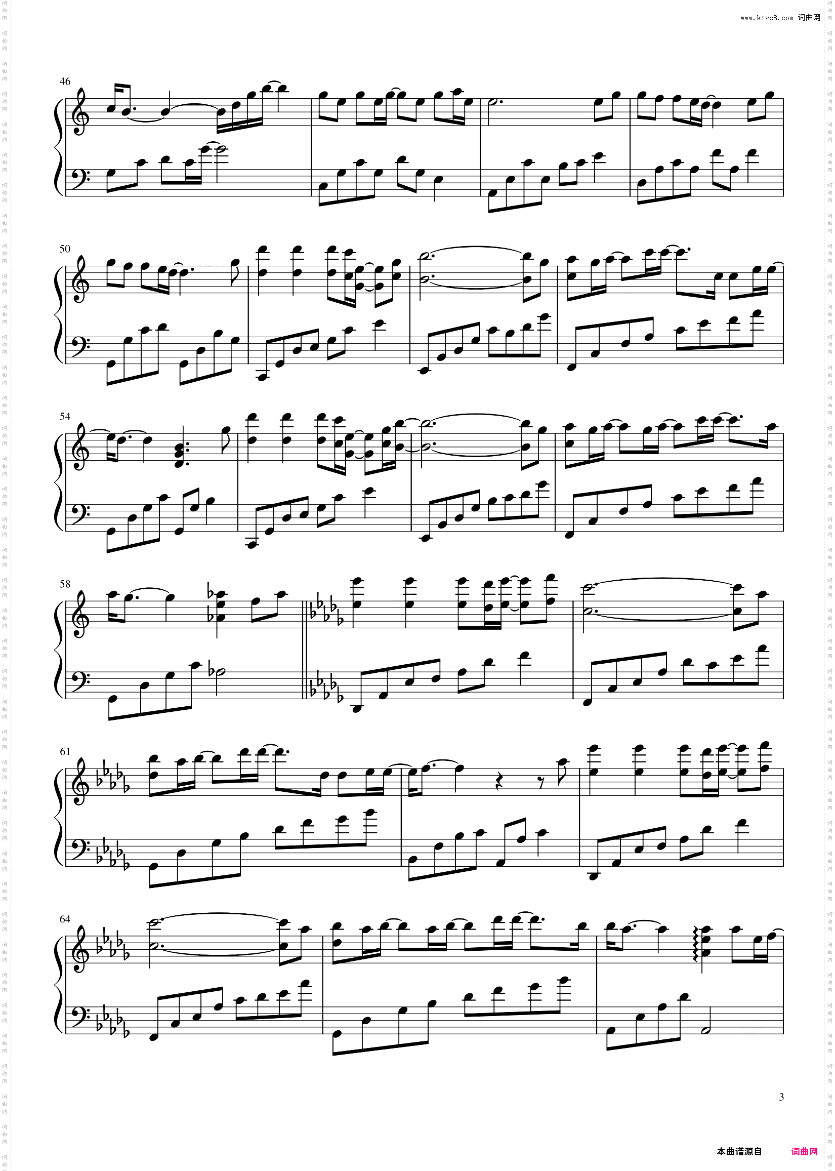 岁月 - 那英/王菲【独奏】