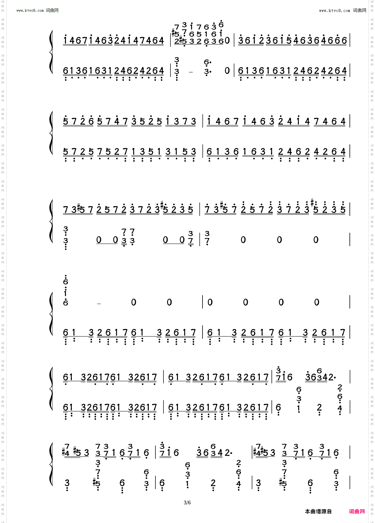 Maksim Mrvica《克罗地亚狂想曲》_钢琴简谱