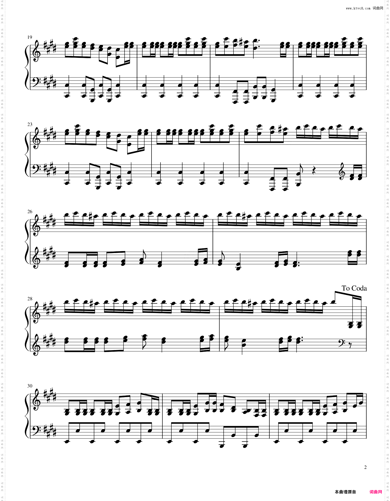 William Tell Overture 威廉·泰尔进行曲_钢琴谱