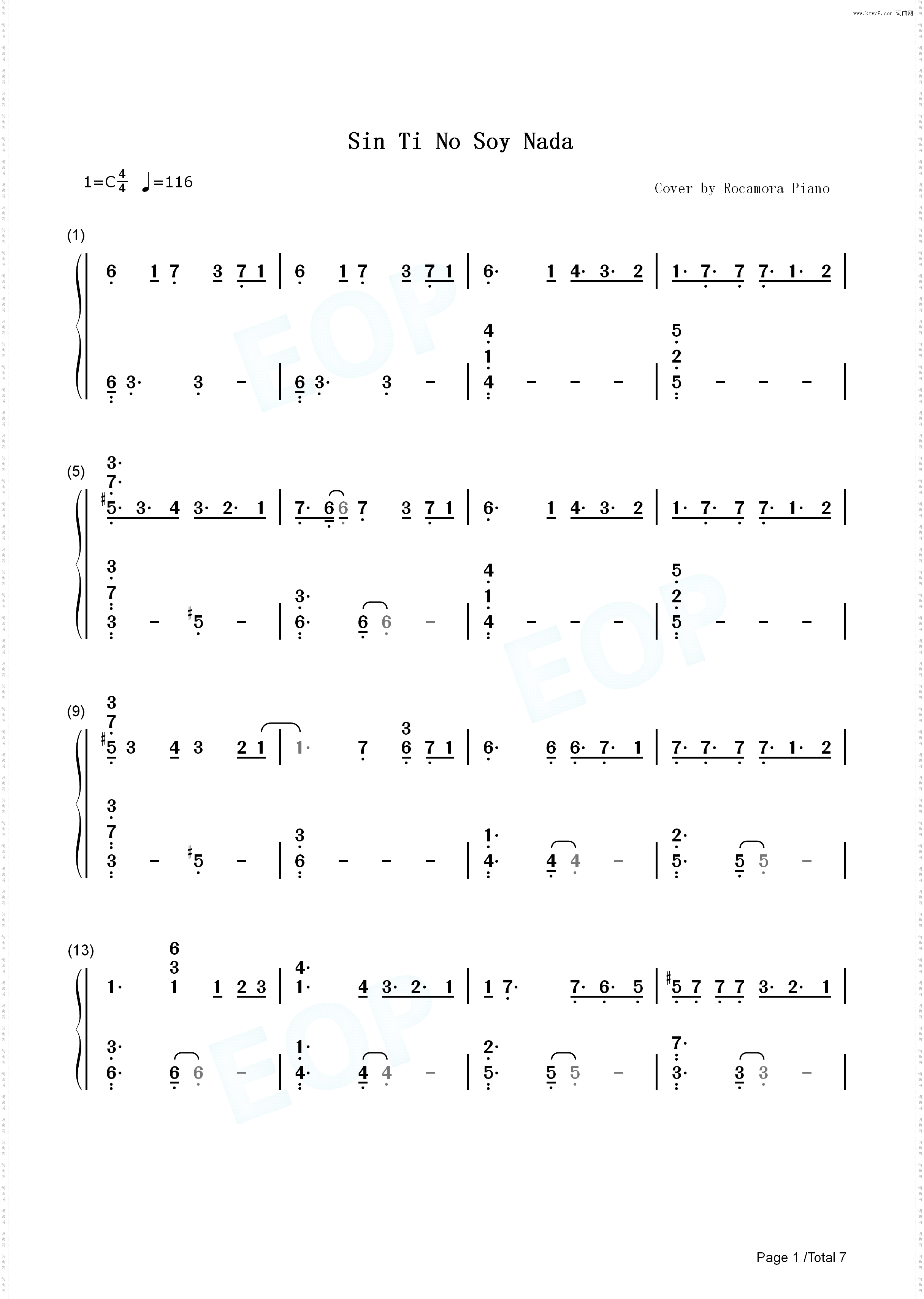 Sin Ti No Soy Nada-Amaral