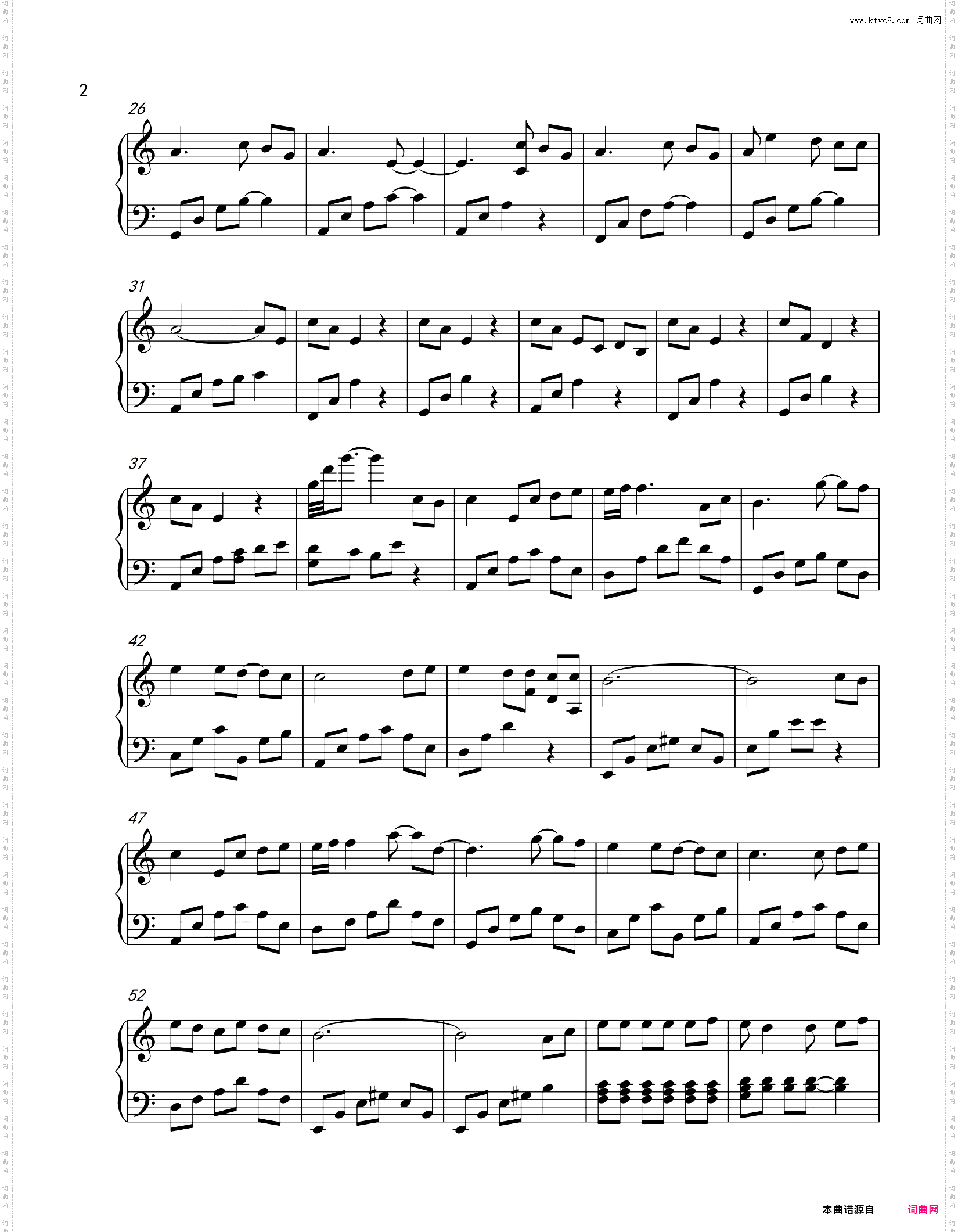 故事细腻_钢琴简单演奏林俊杰版