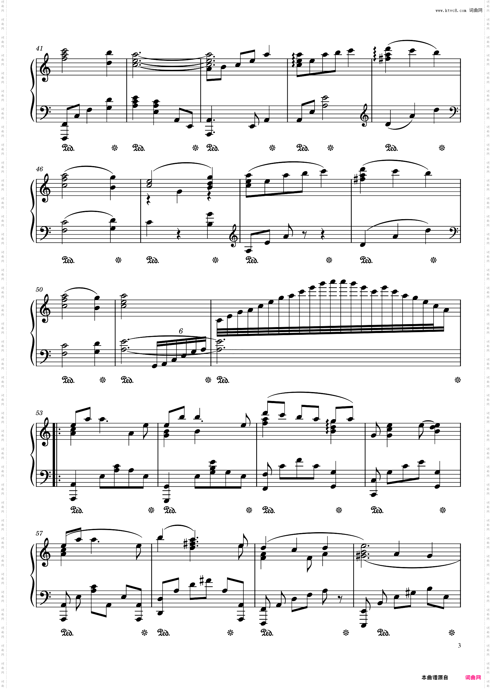 相思_钢琴98%还原精编版