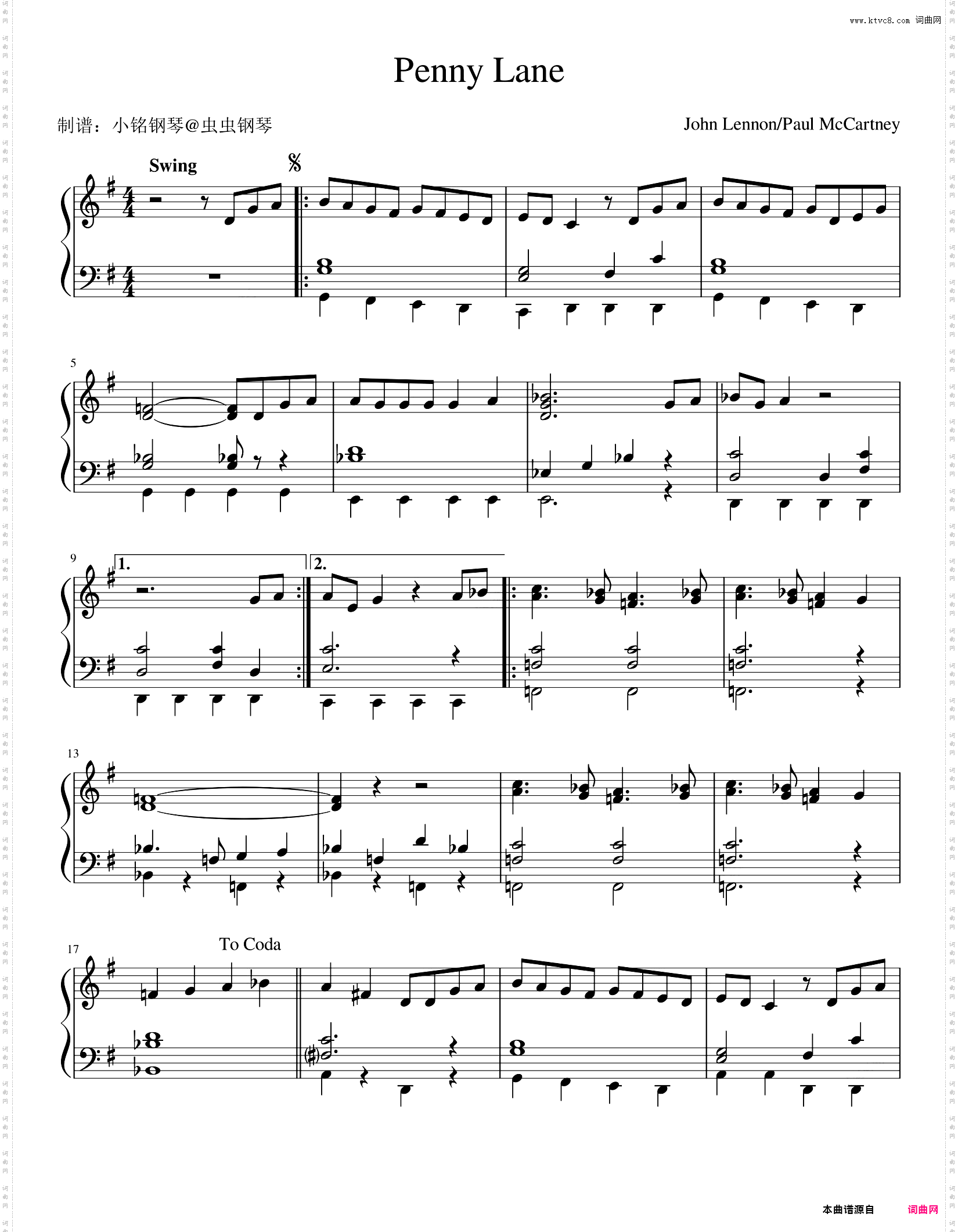 Penny Lane Remastered 2009 - The Beatles 披头士