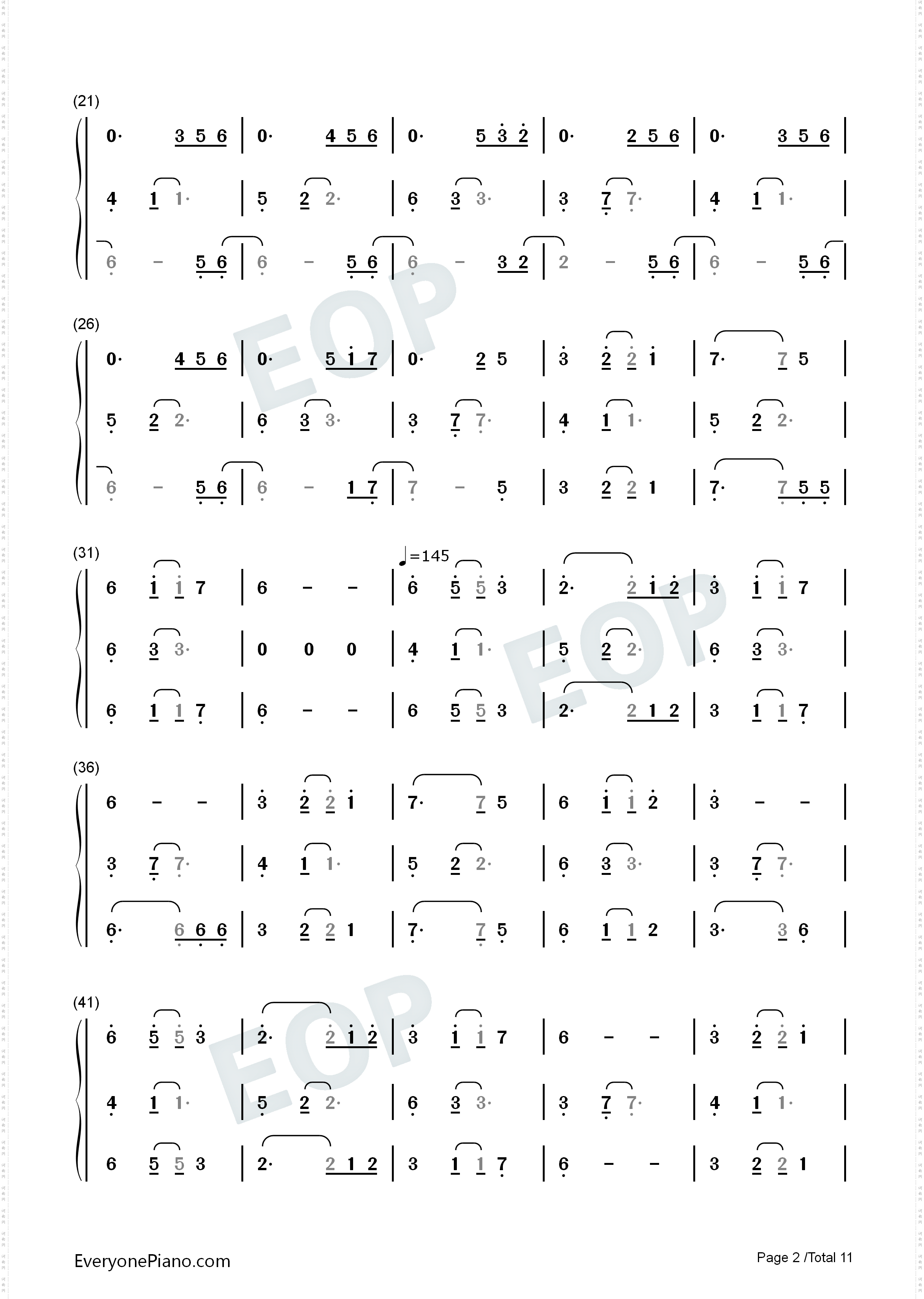 Promise With You_弹唱谱