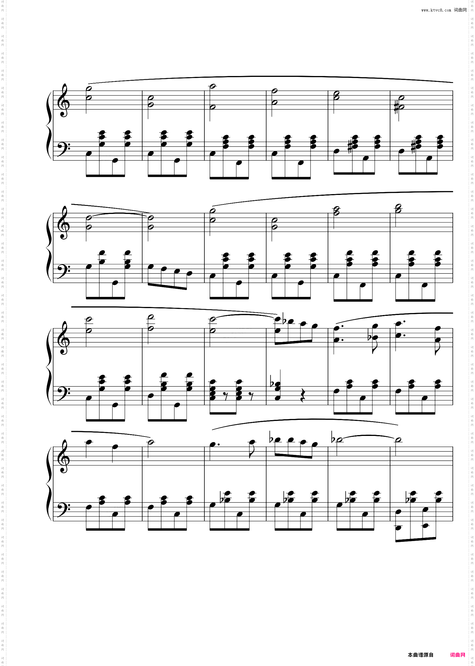 do re mi 简易版 钢琴谱