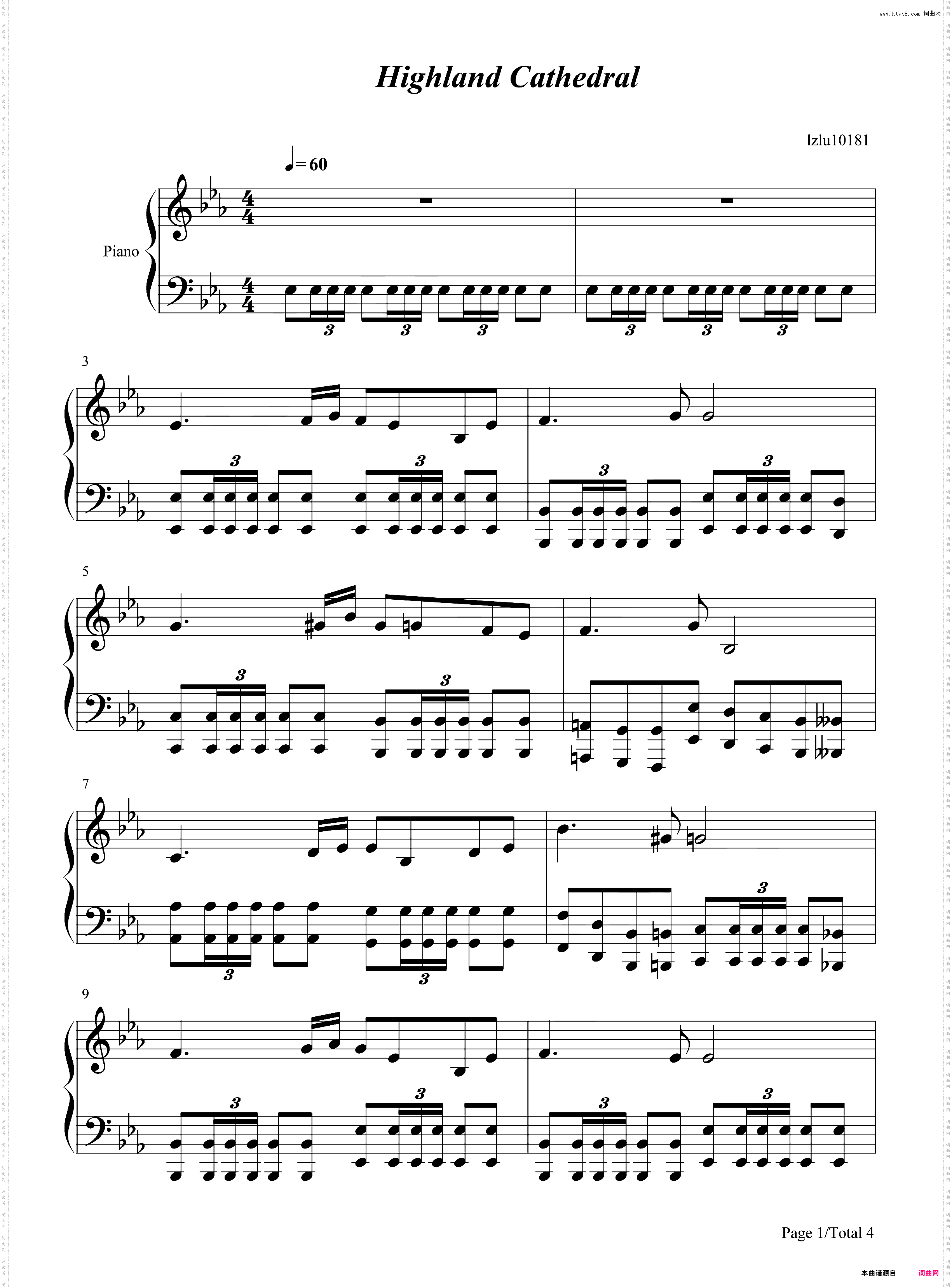 Highland Cathedral-高地大JT