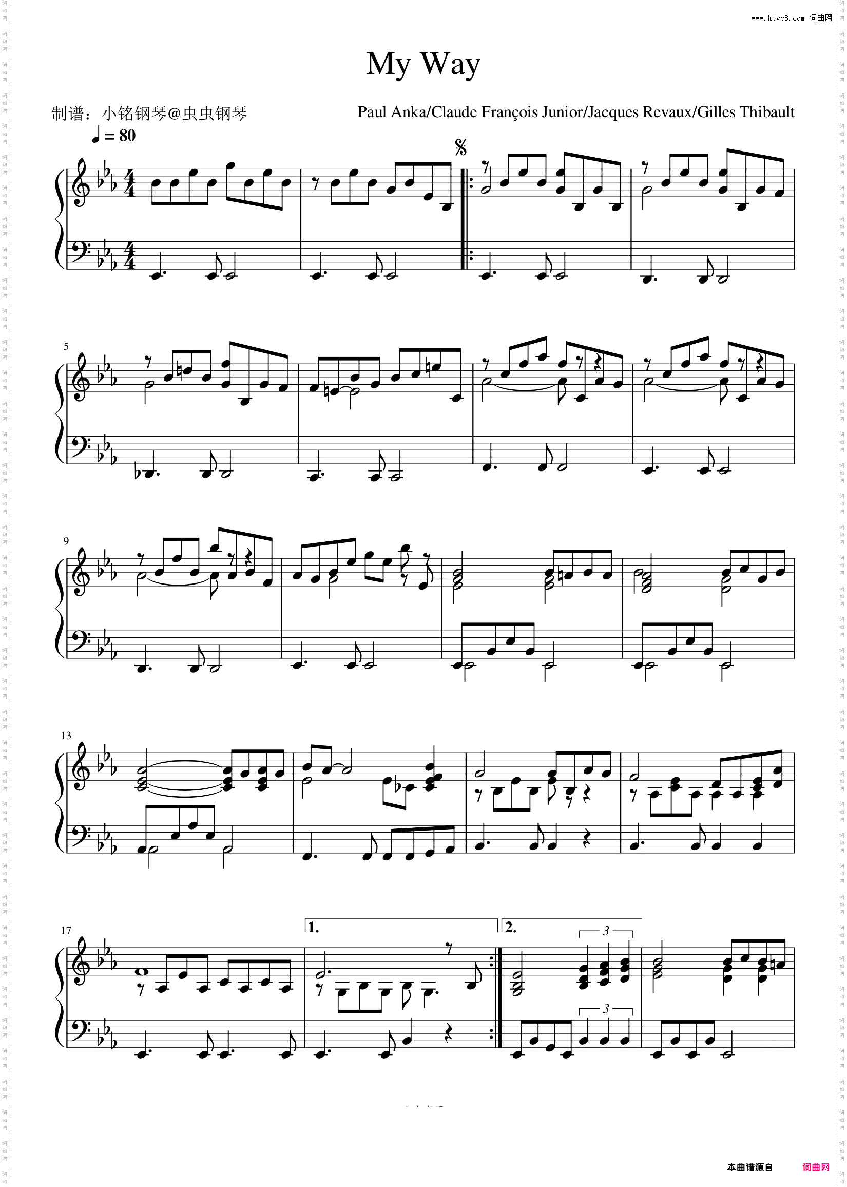 My Way 2008 Remastered_钢琴 Frank Sinatra 弗兰克·辛纳屈