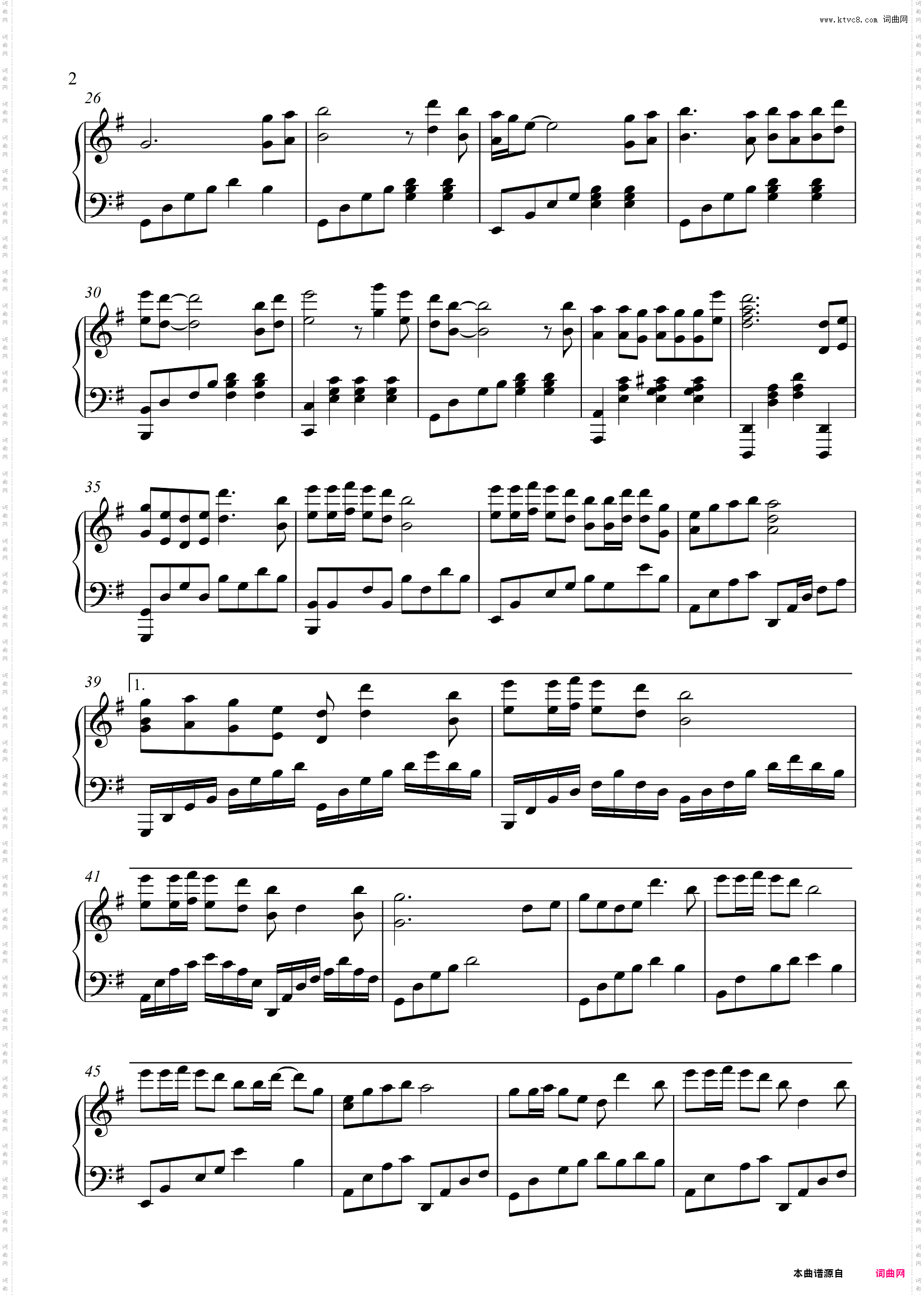 爱江山更爱美人—李丽芬—G调编配