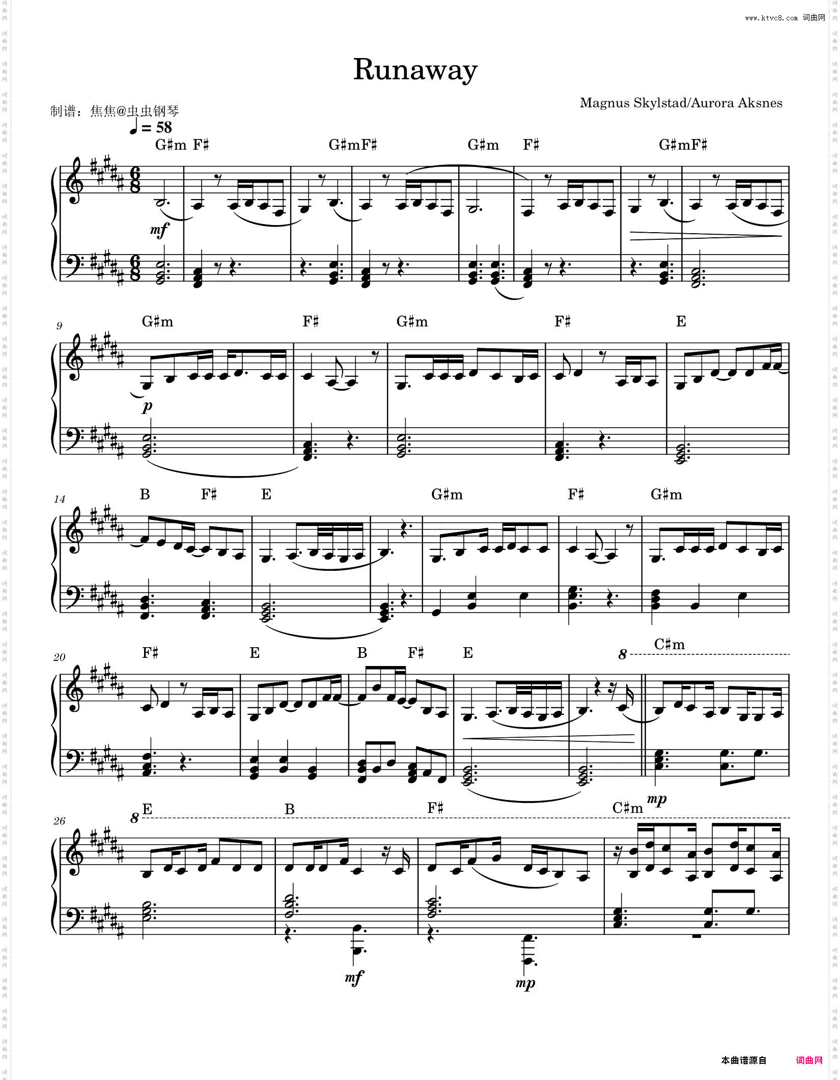 Runaway - AURORA 欧若拉