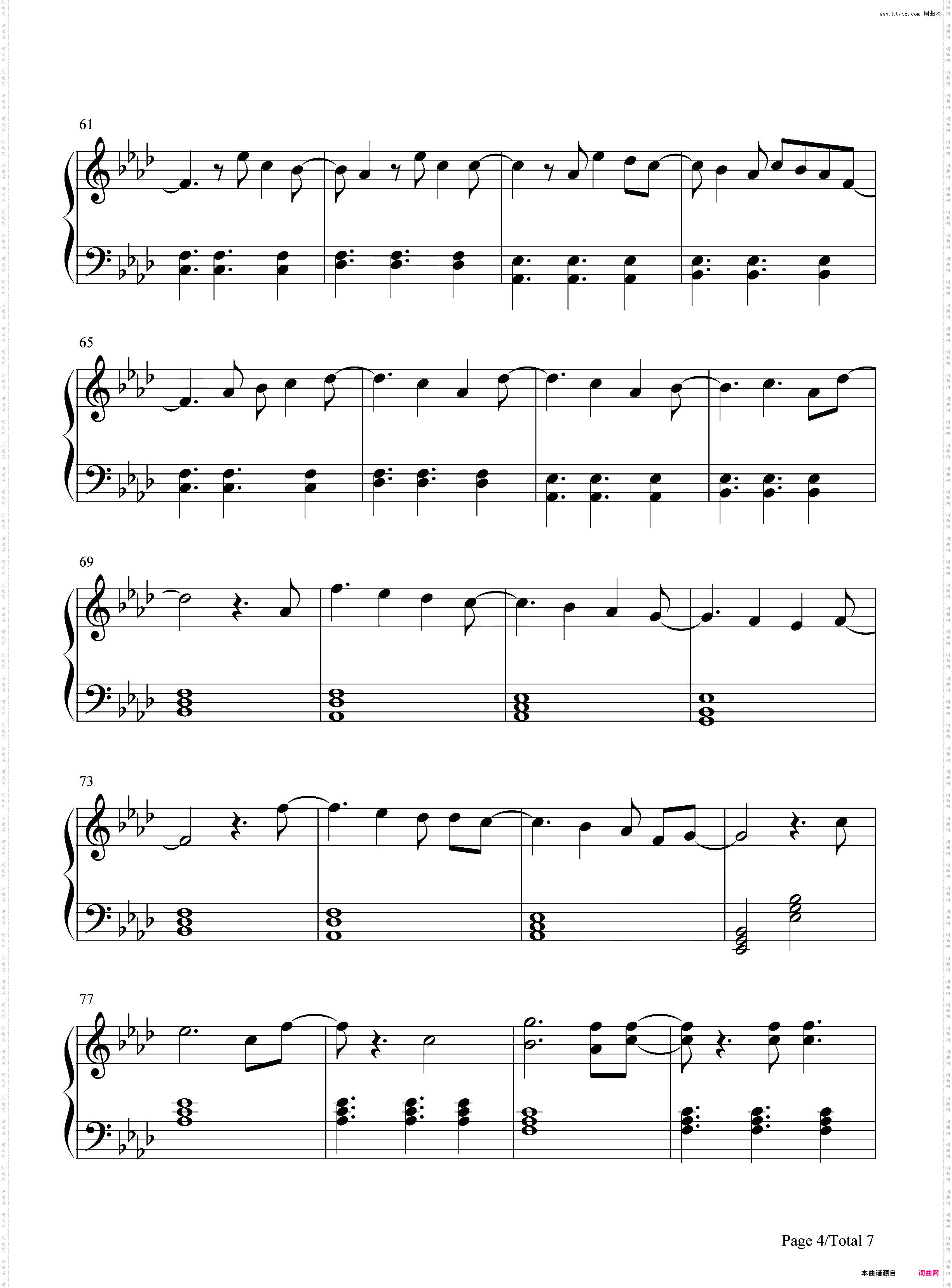 All Of Me_钢琴简单完整版