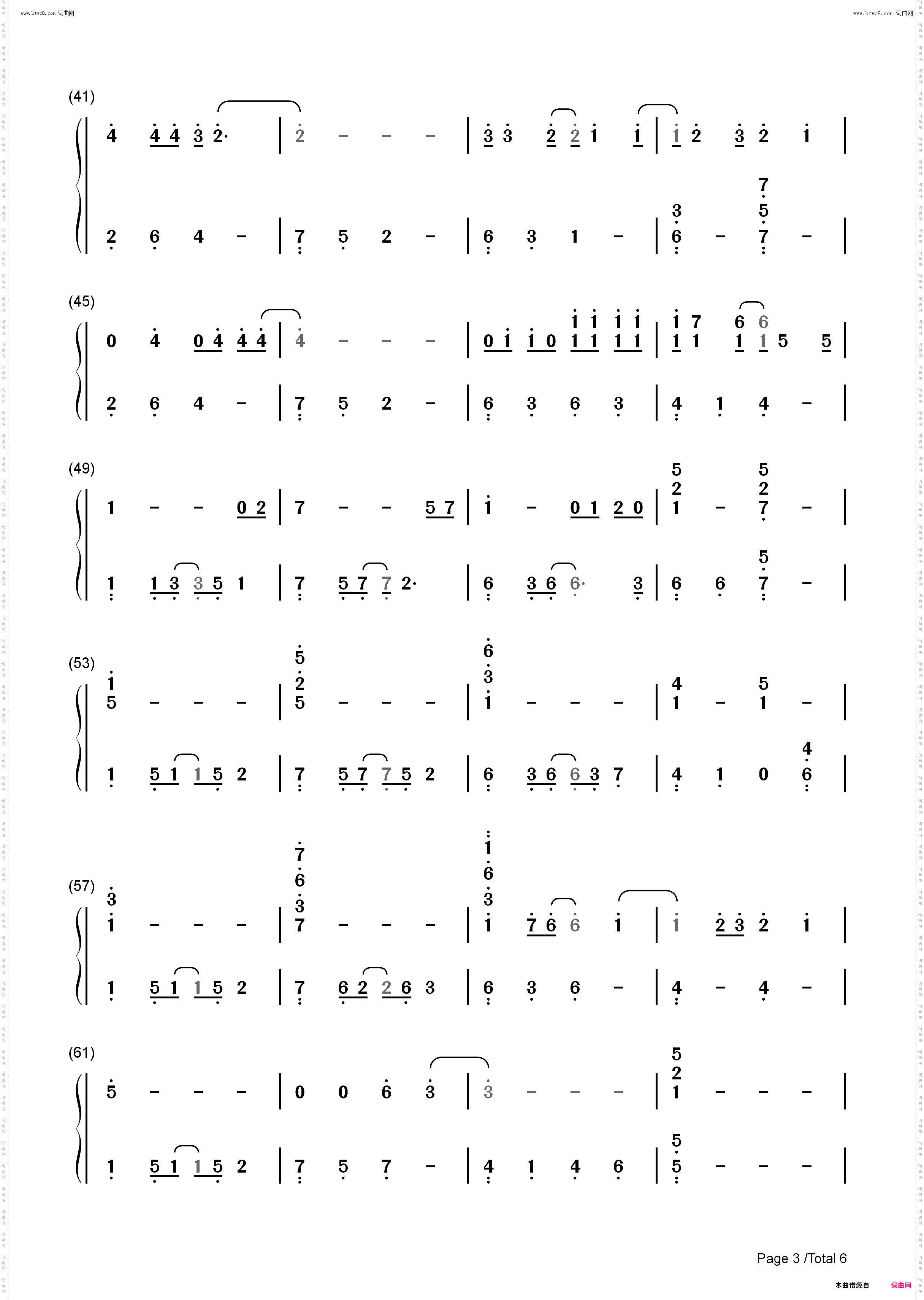 Take On Me带我走_简单版