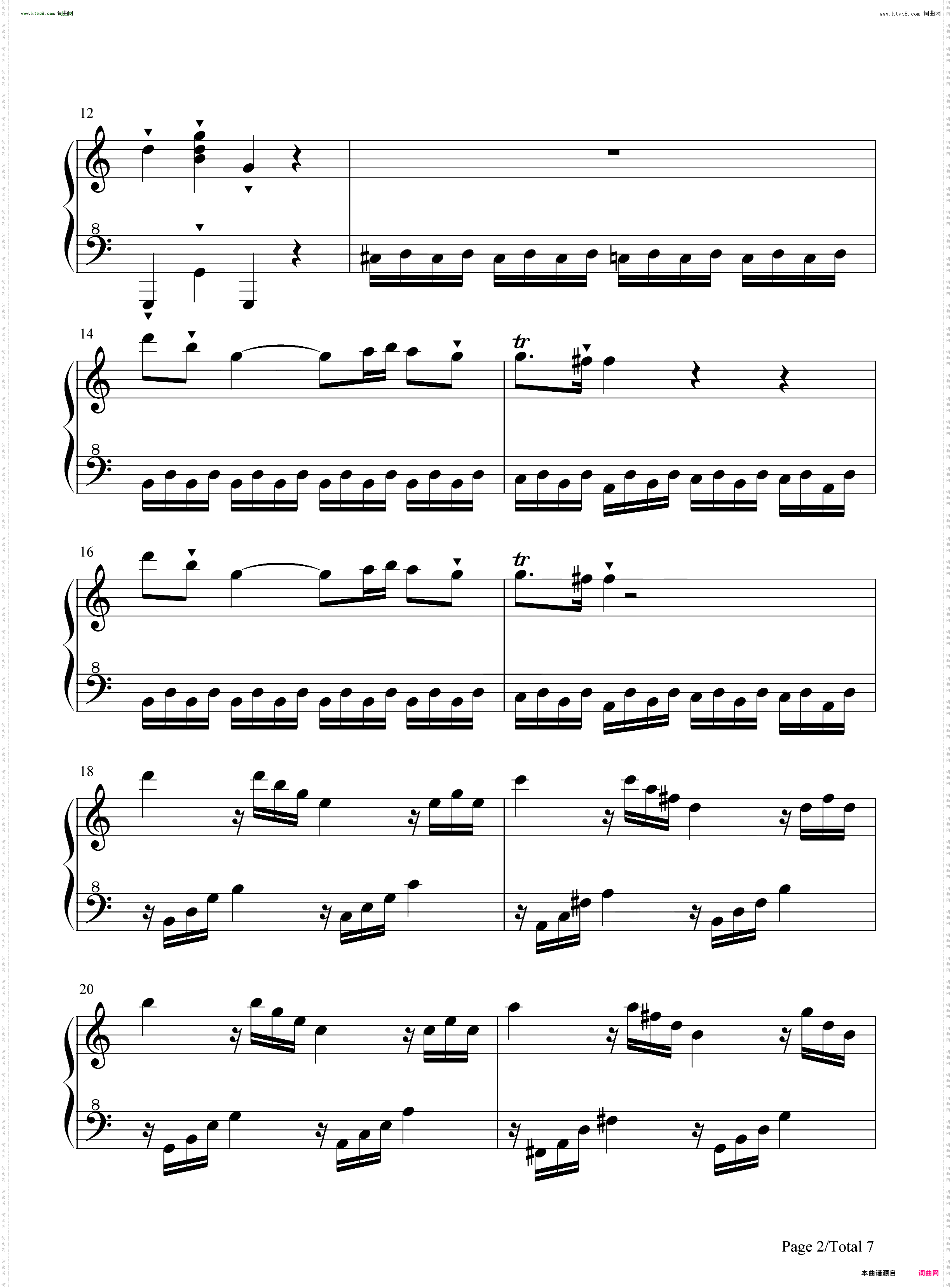 C大调奏鸣曲-C大调第16号钢琴奏鸣曲