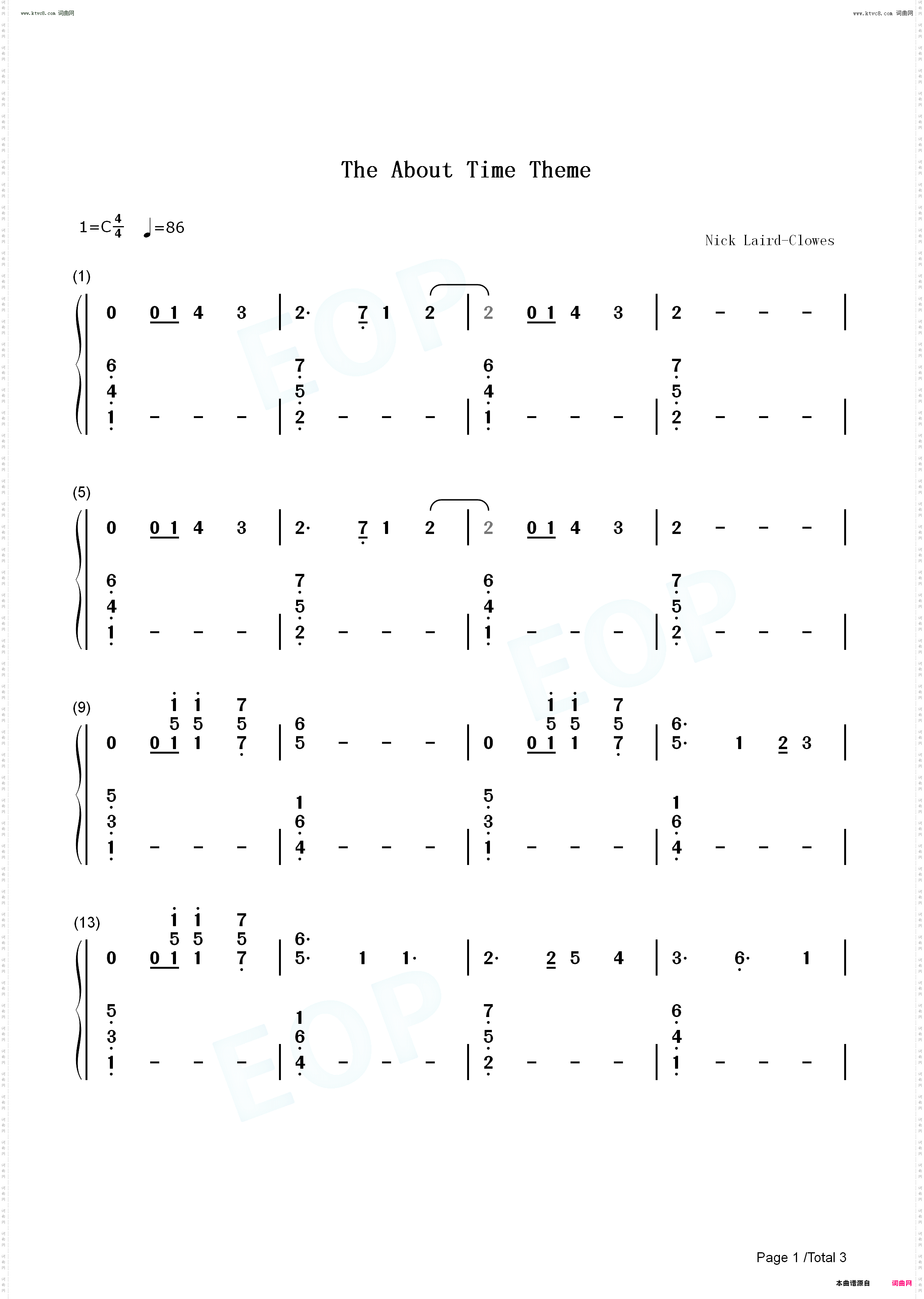 The About Time Theme_时空恋旅人OST