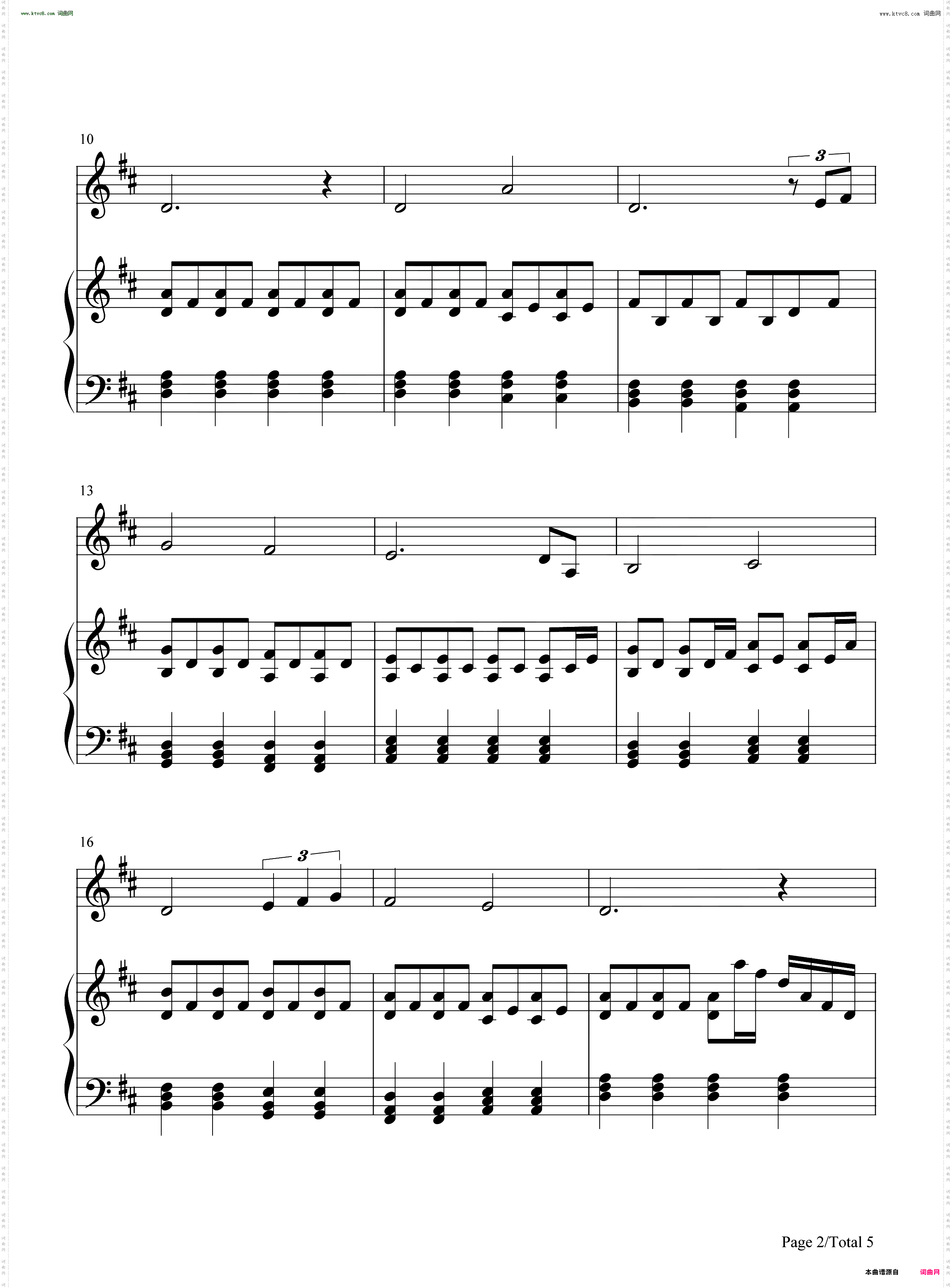 Cant Help Falling in Love堕入情网_弹唱谱