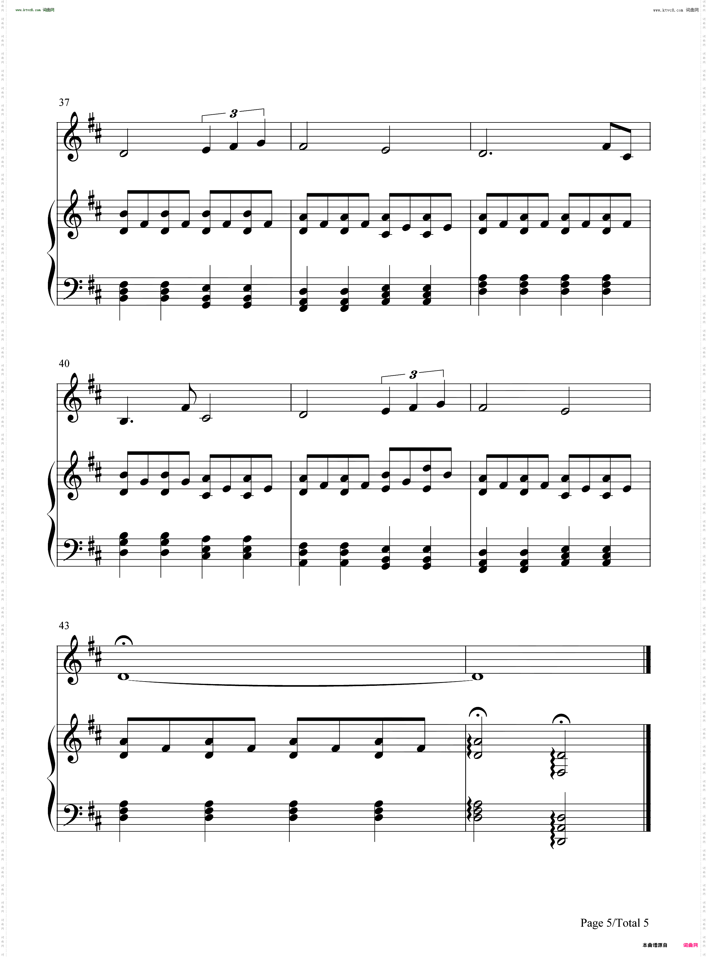 Cant Help Falling in Love堕入情网_弹唱谱