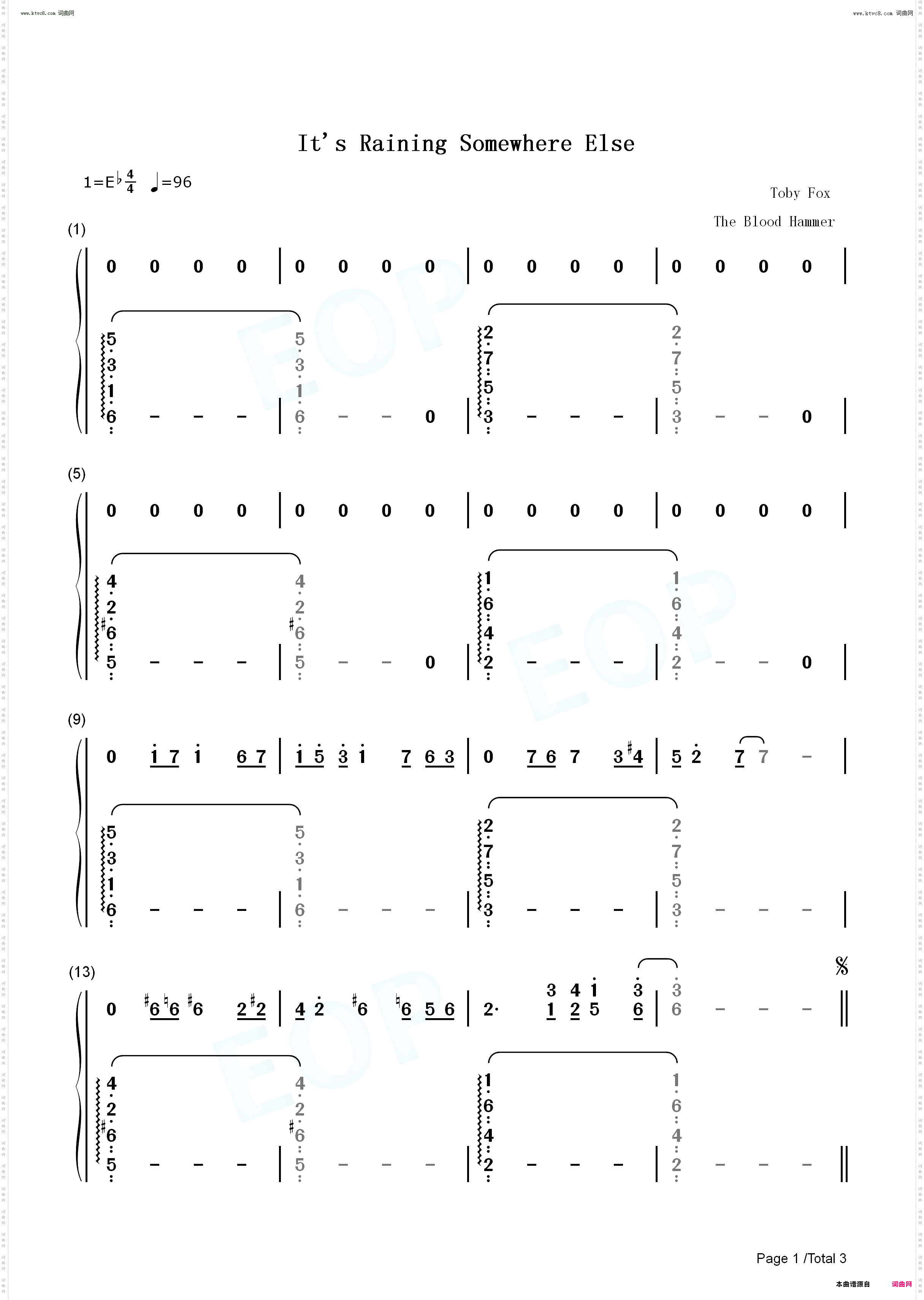 Its Raining Somewhere Else-Undertale-传说之下