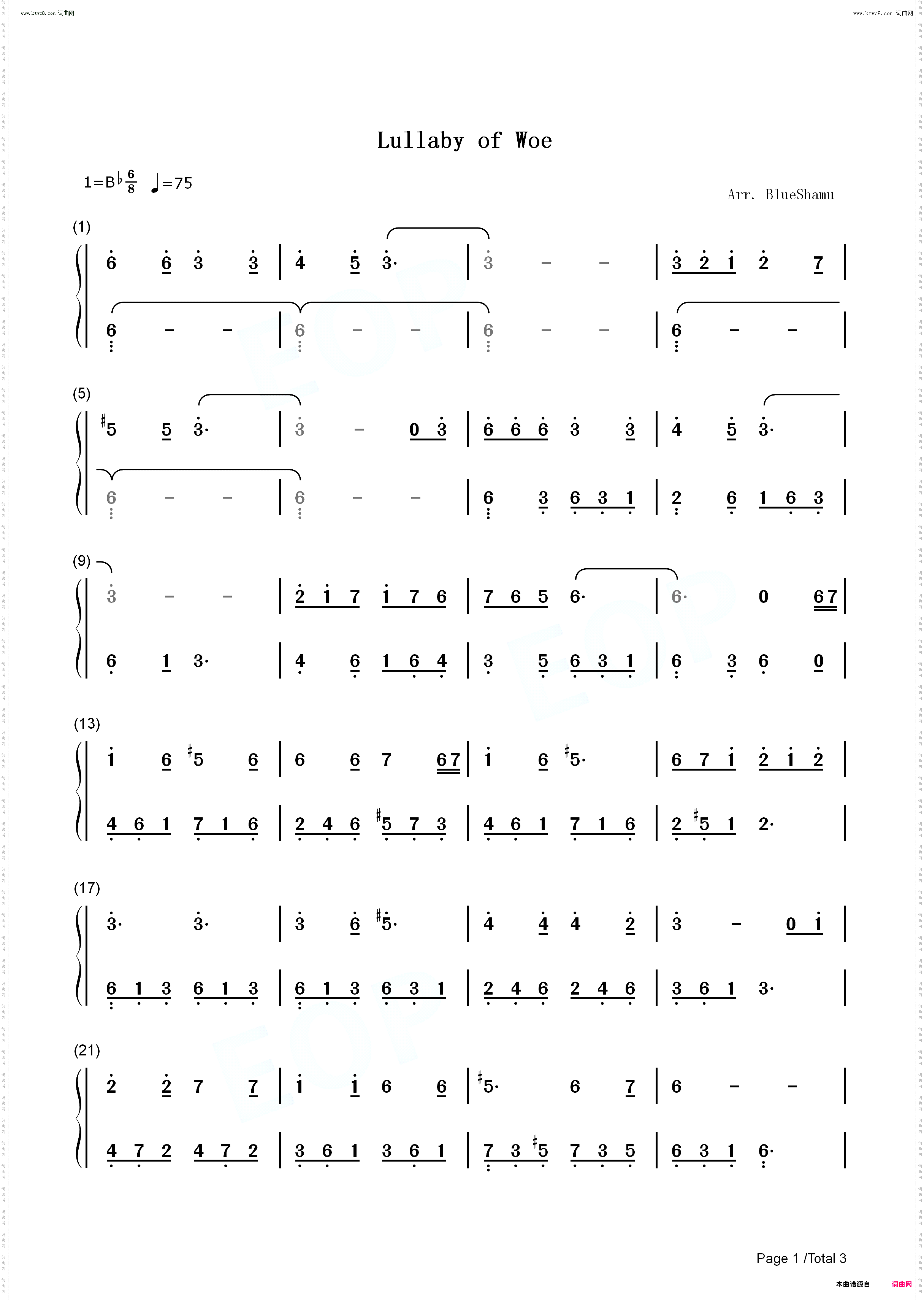 Lullaby of Woe-巫师3狂猎