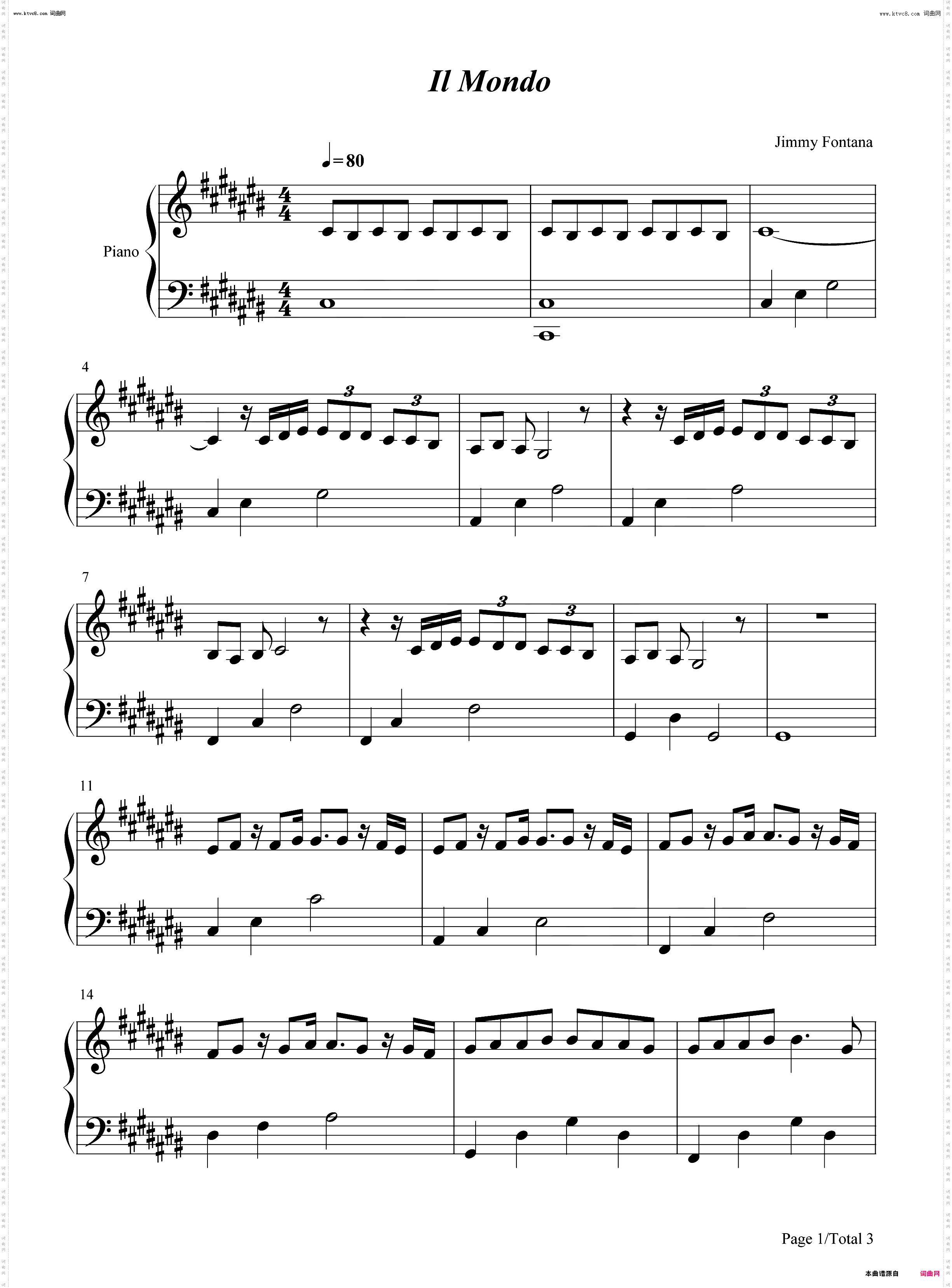 Il Mondo-时空恋旅人
