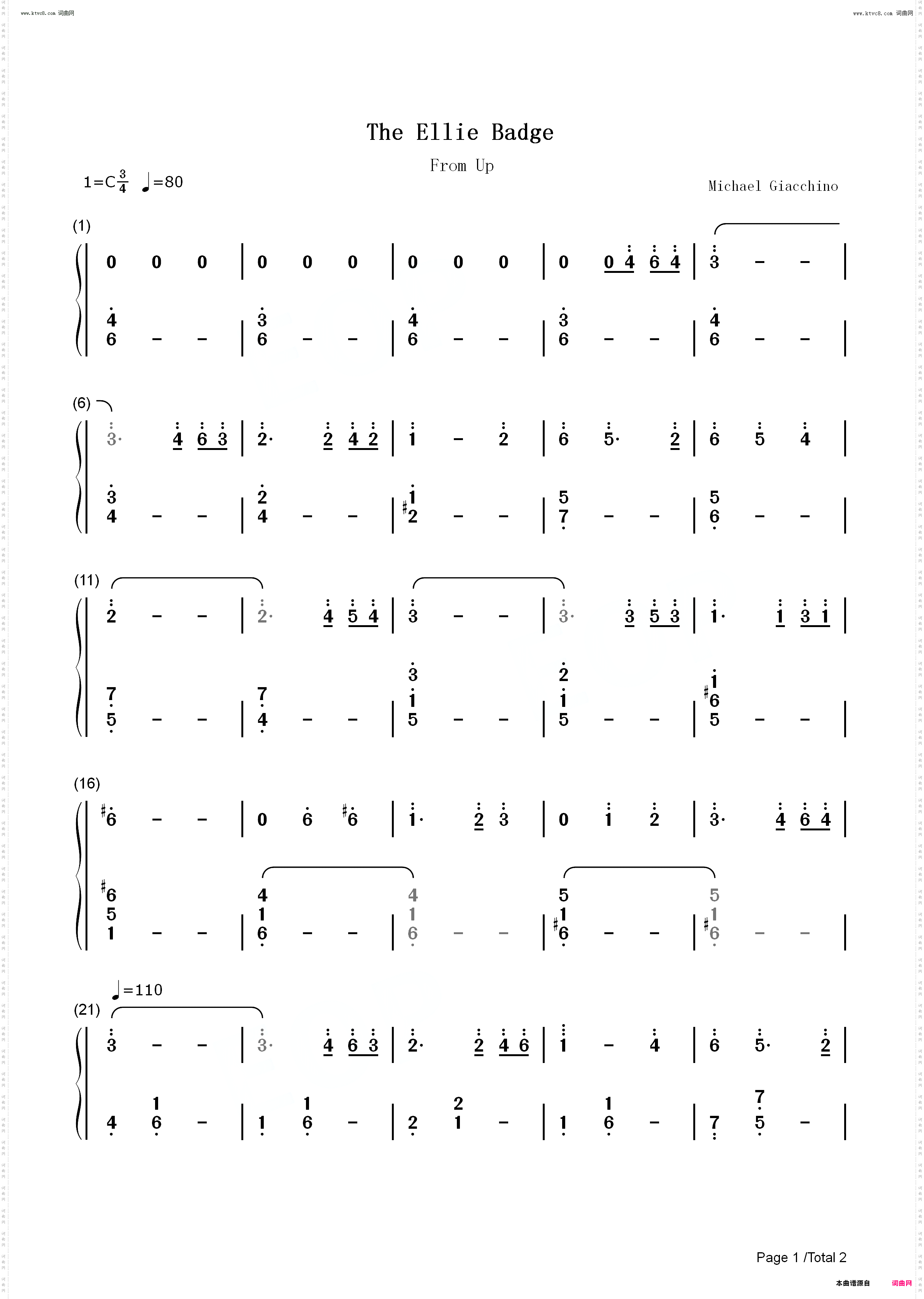 The Ellie Badge_飞屋环游记插曲