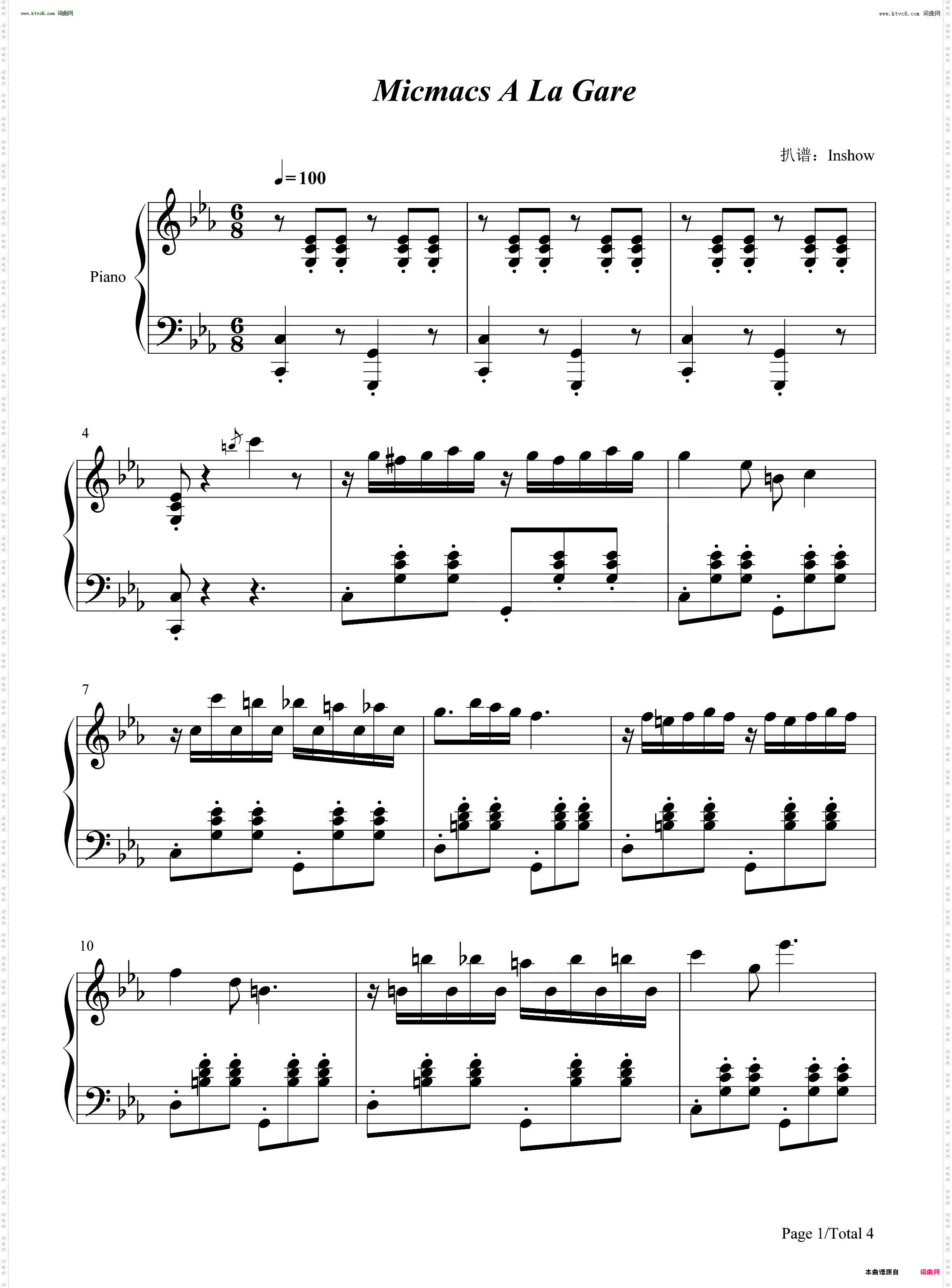 Micmacs A La Gare_尽情游戏电影配乐