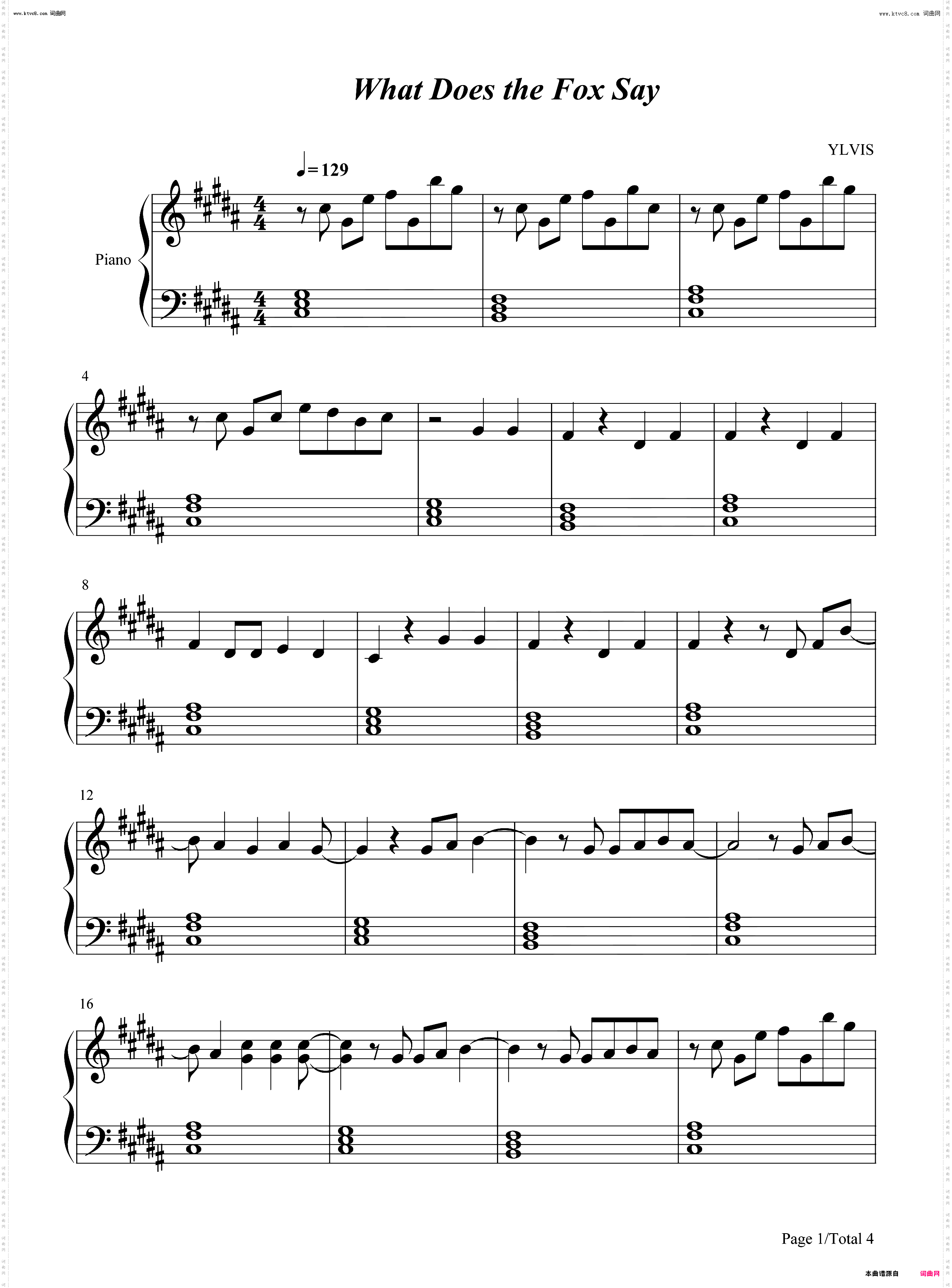 What Does the Fox Say_功能谱