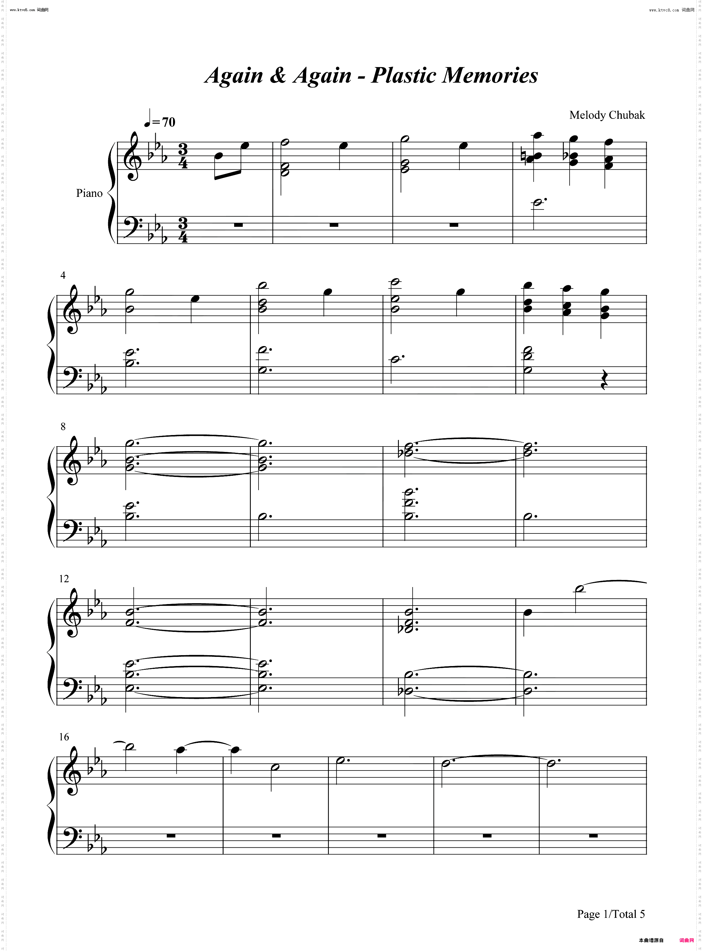 Again and Again-可塑性记忆-Plastic Memories