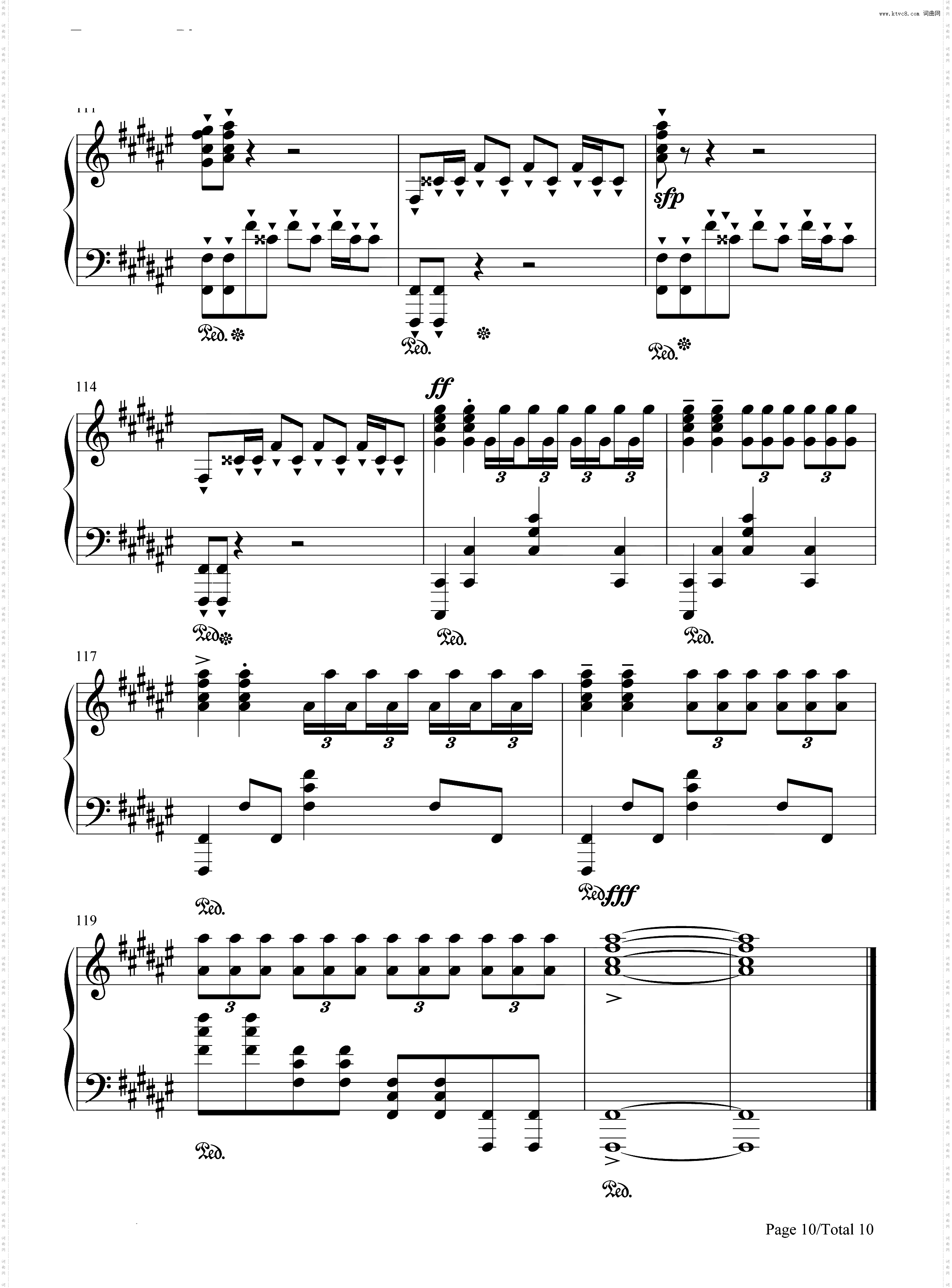 云宫讯音_钢琴简谱线谱