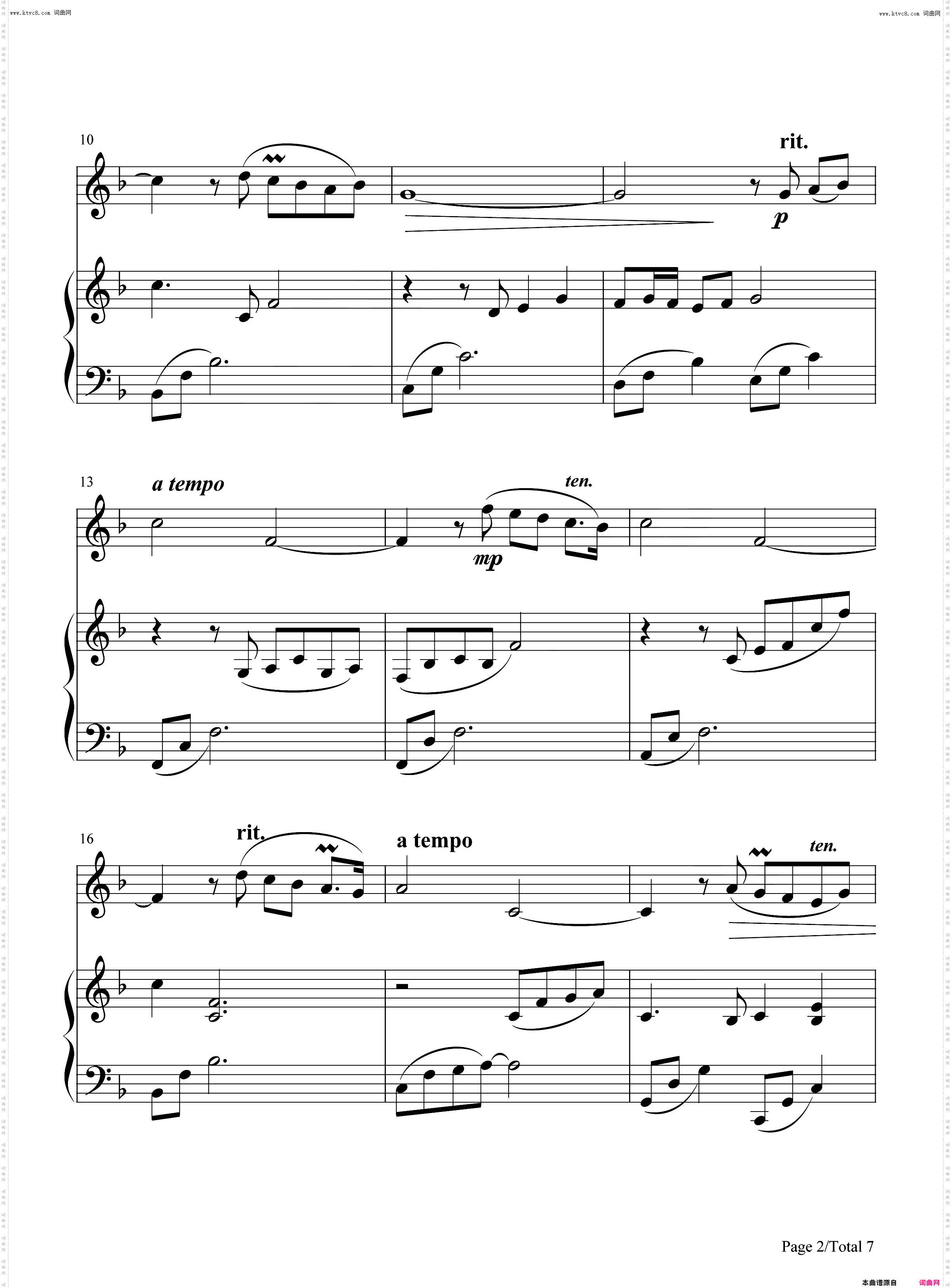 Hymn To Hope希望的赞美诗_钢琴简谱线谱