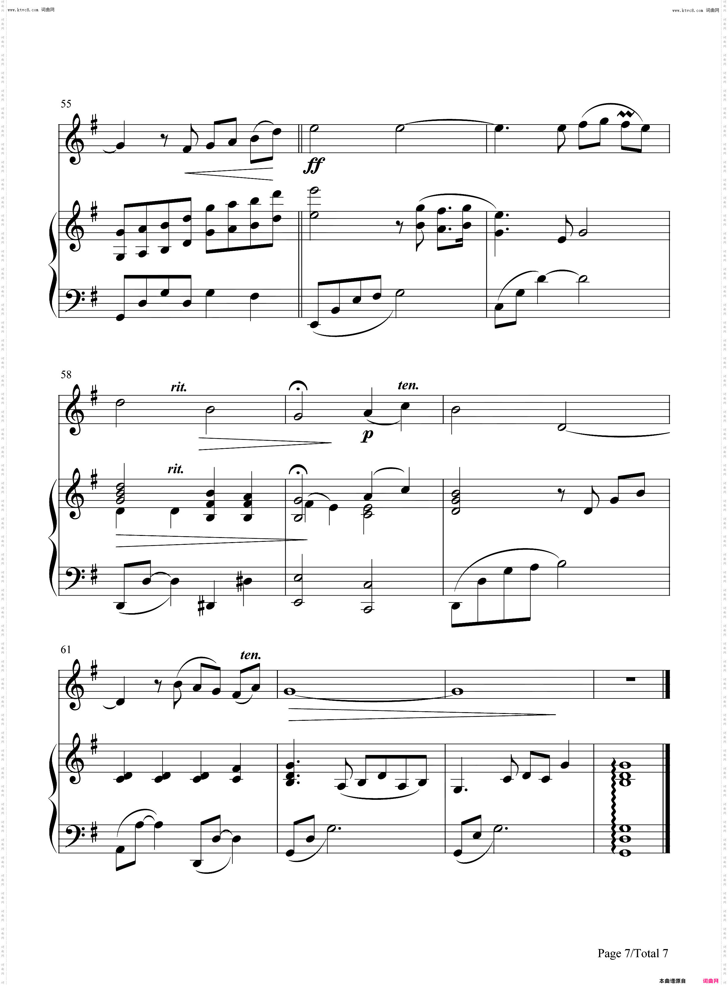 Hymn To Hope希望的赞美诗_钢琴简谱线谱