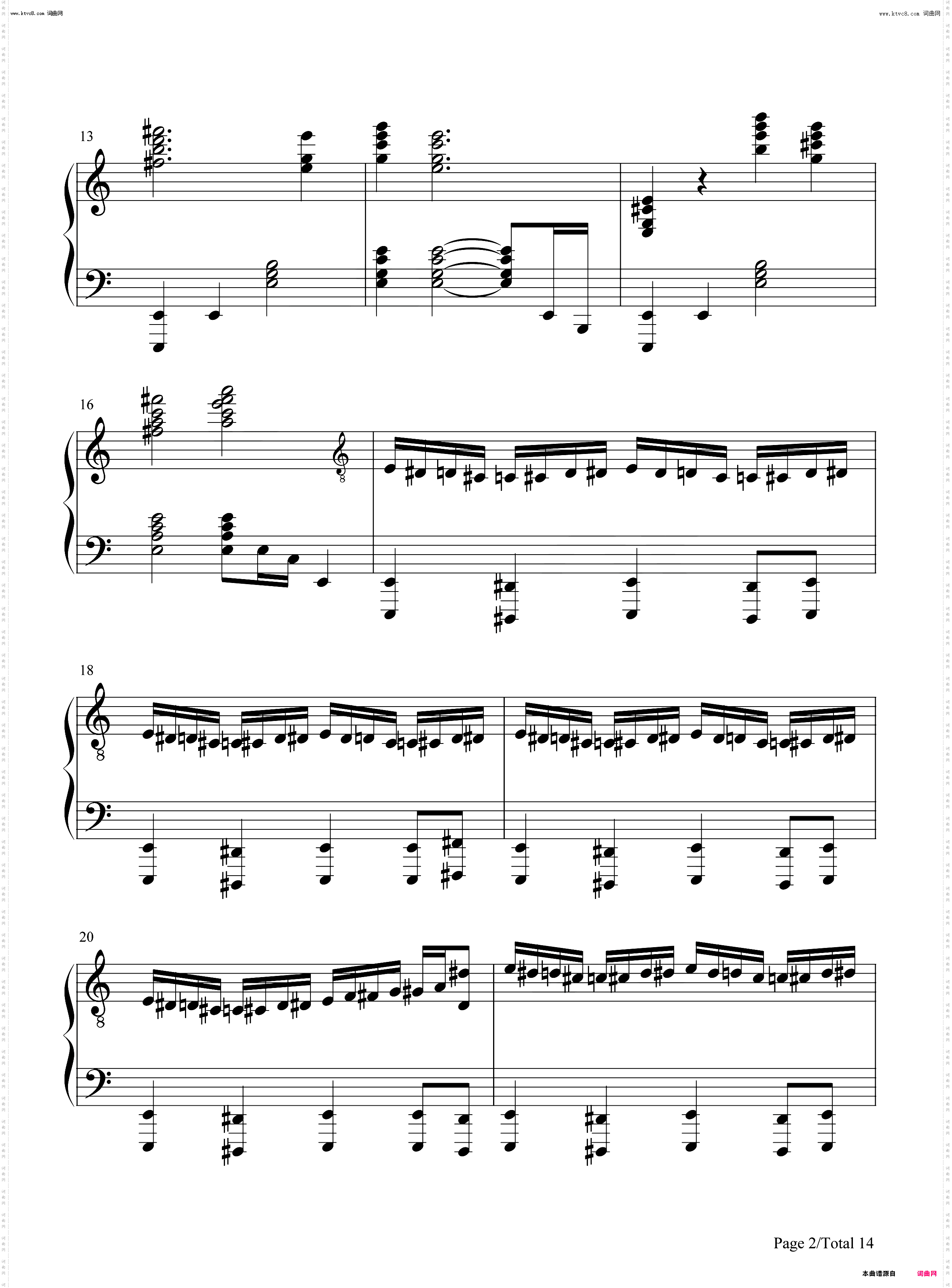 Ataek On Taitn_进击的巨人插曲钢琴简谱线谱