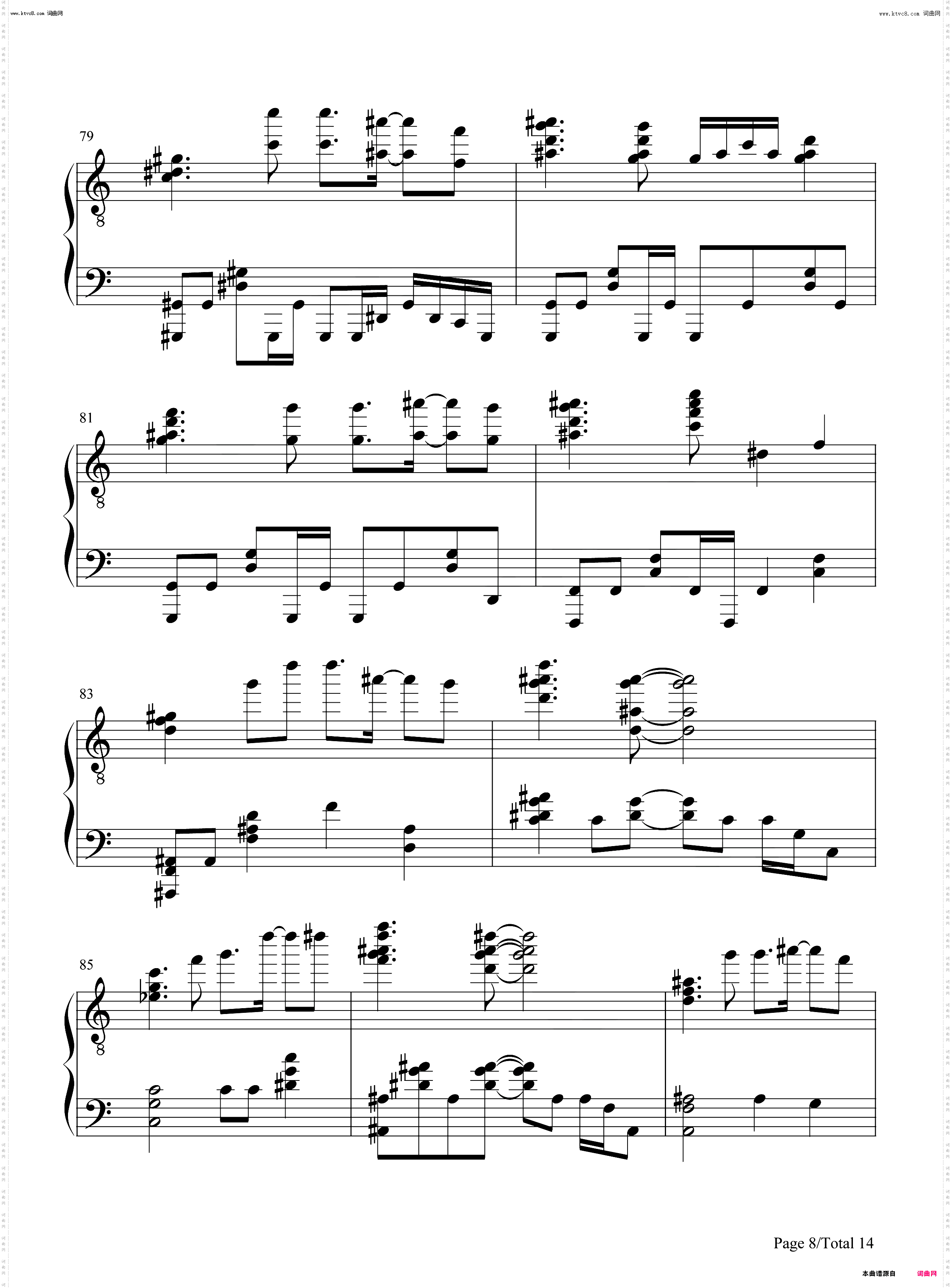 Ataek On Taitn_进击的巨人插曲钢琴简谱线谱