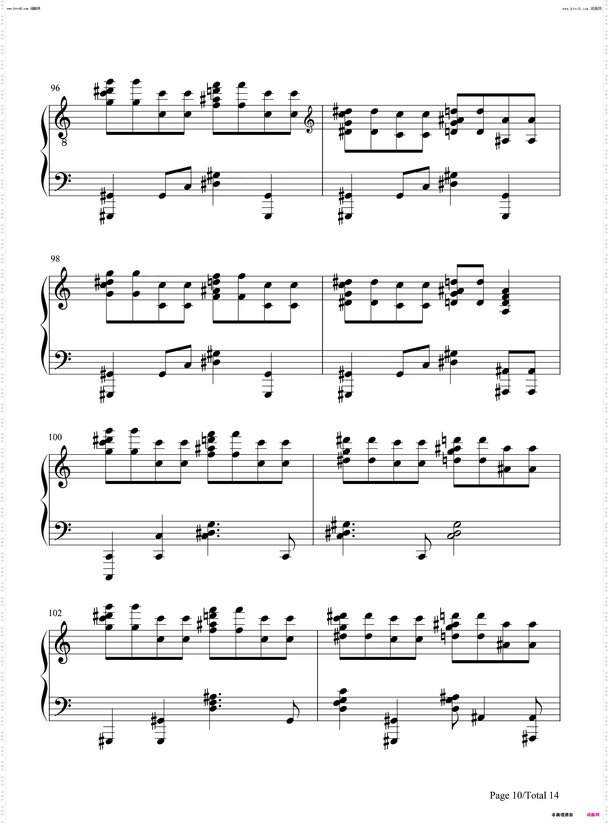 Ataek On Taitn_进击的巨人插曲钢琴简谱线谱
